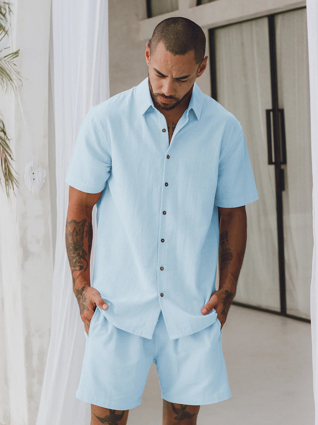 Stingray Shirt Powder Blue