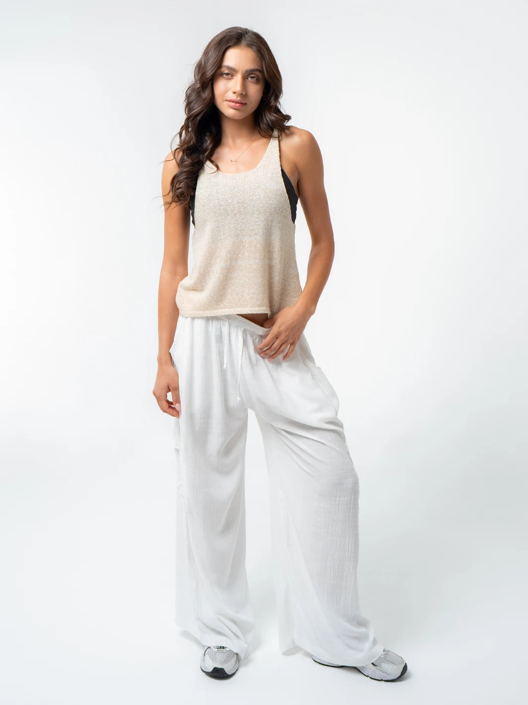 Sun Sleeper Pant White