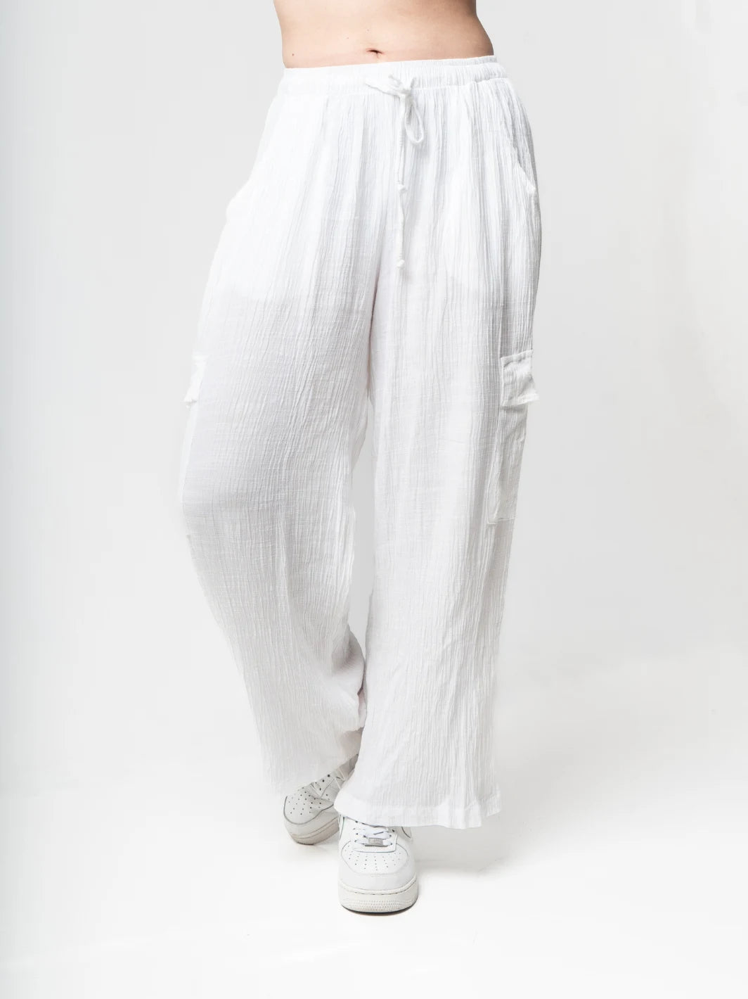Sun Sleeper Pant White