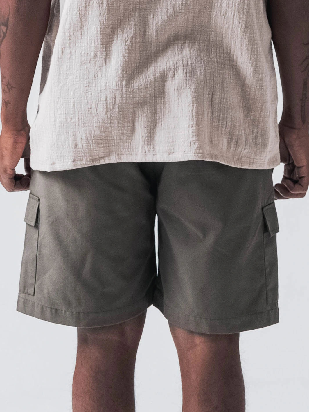 Synth Short Khaki