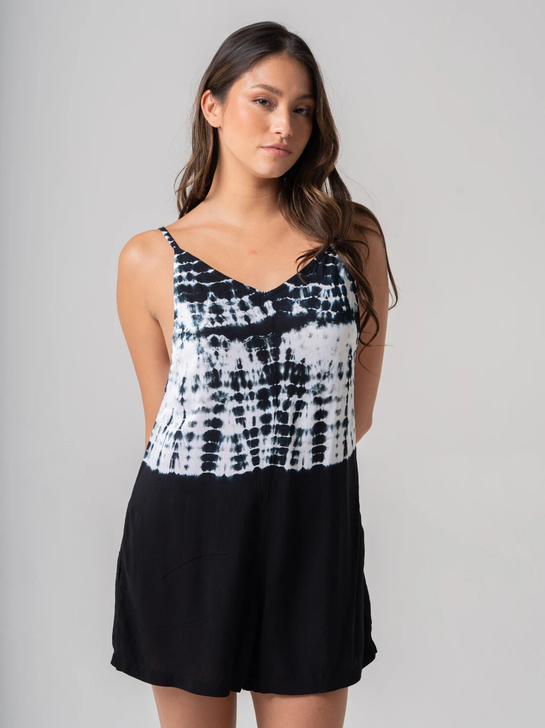 Tide Pool Playsuit Black