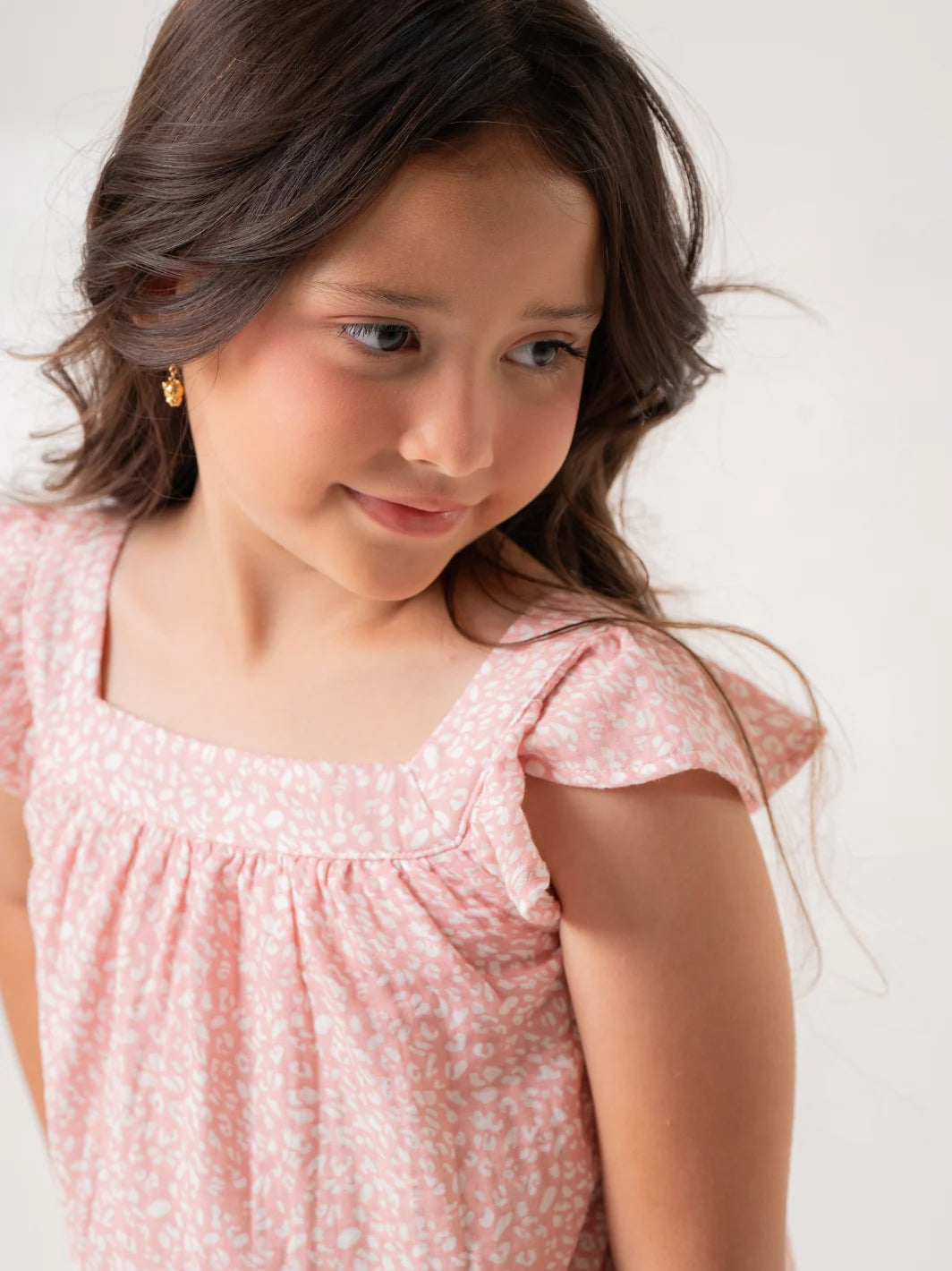 Waffle Dress Soft Pink