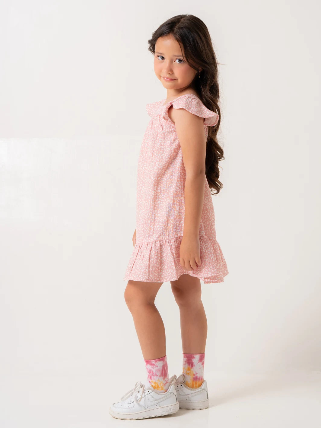 Waffle Dress Soft Pink