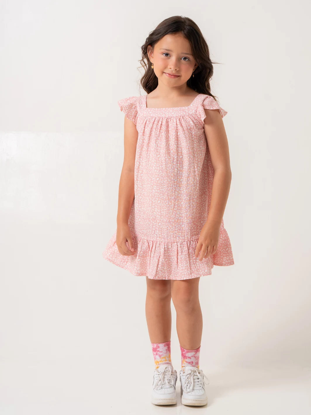 Waffle Dress Soft Pink