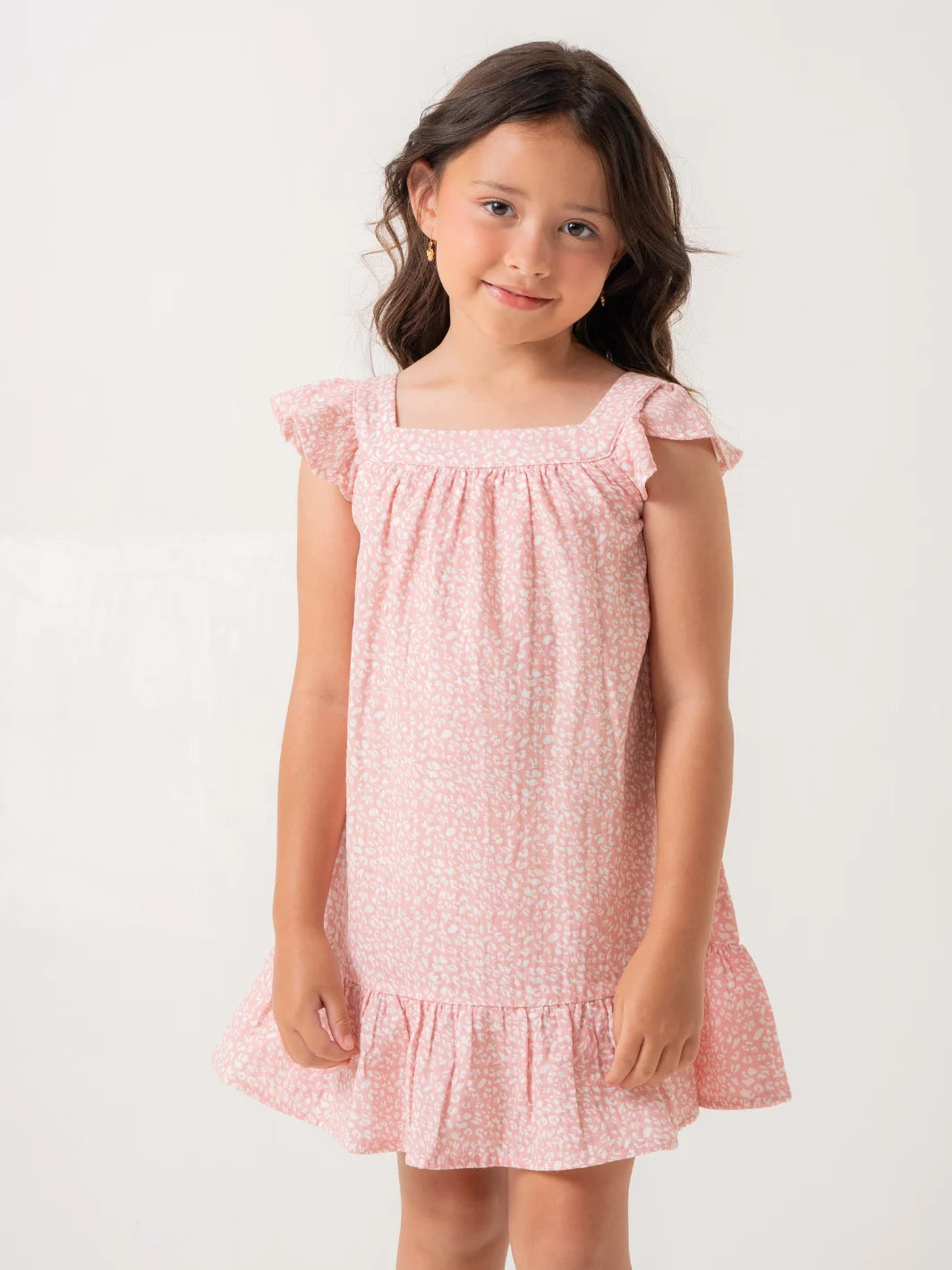 Waffle Dress Soft Pink