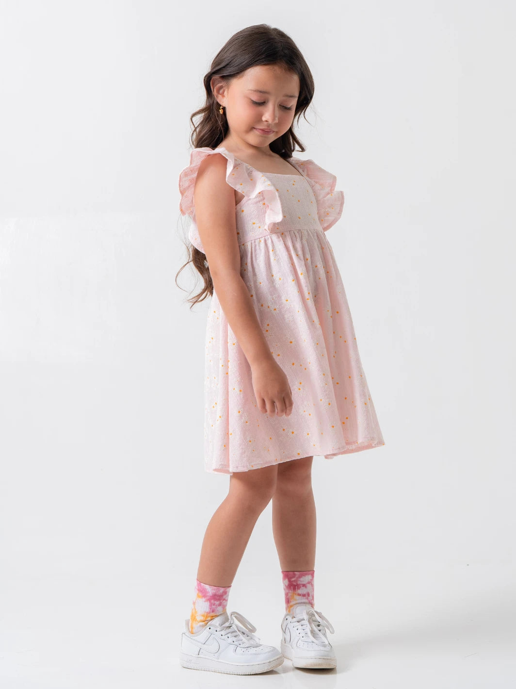 Waffle Dress Soft Pink
