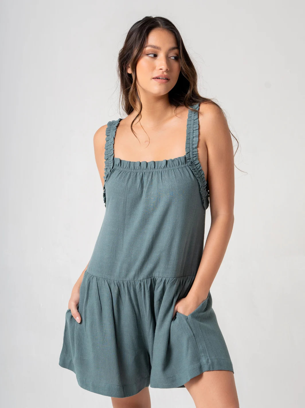 Whitecaps Playsuit Forest