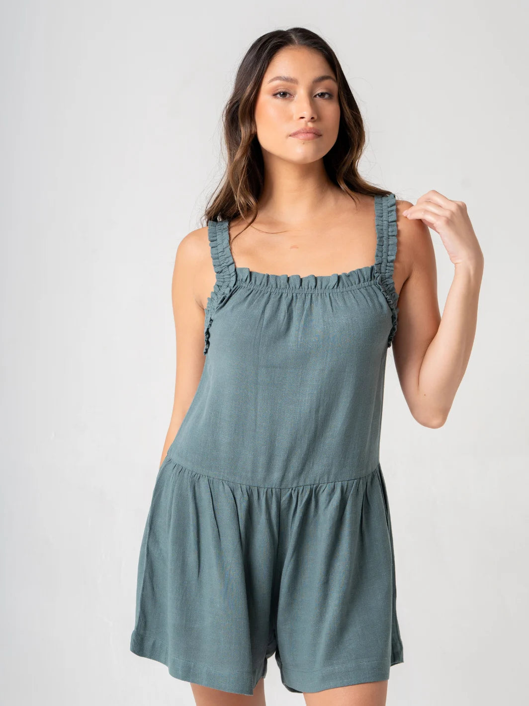 Whitecaps Playsuit Forest