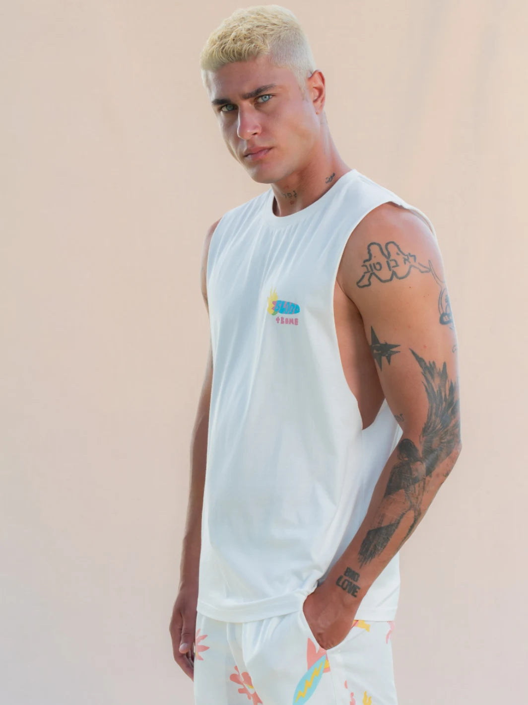Barong Muscle White