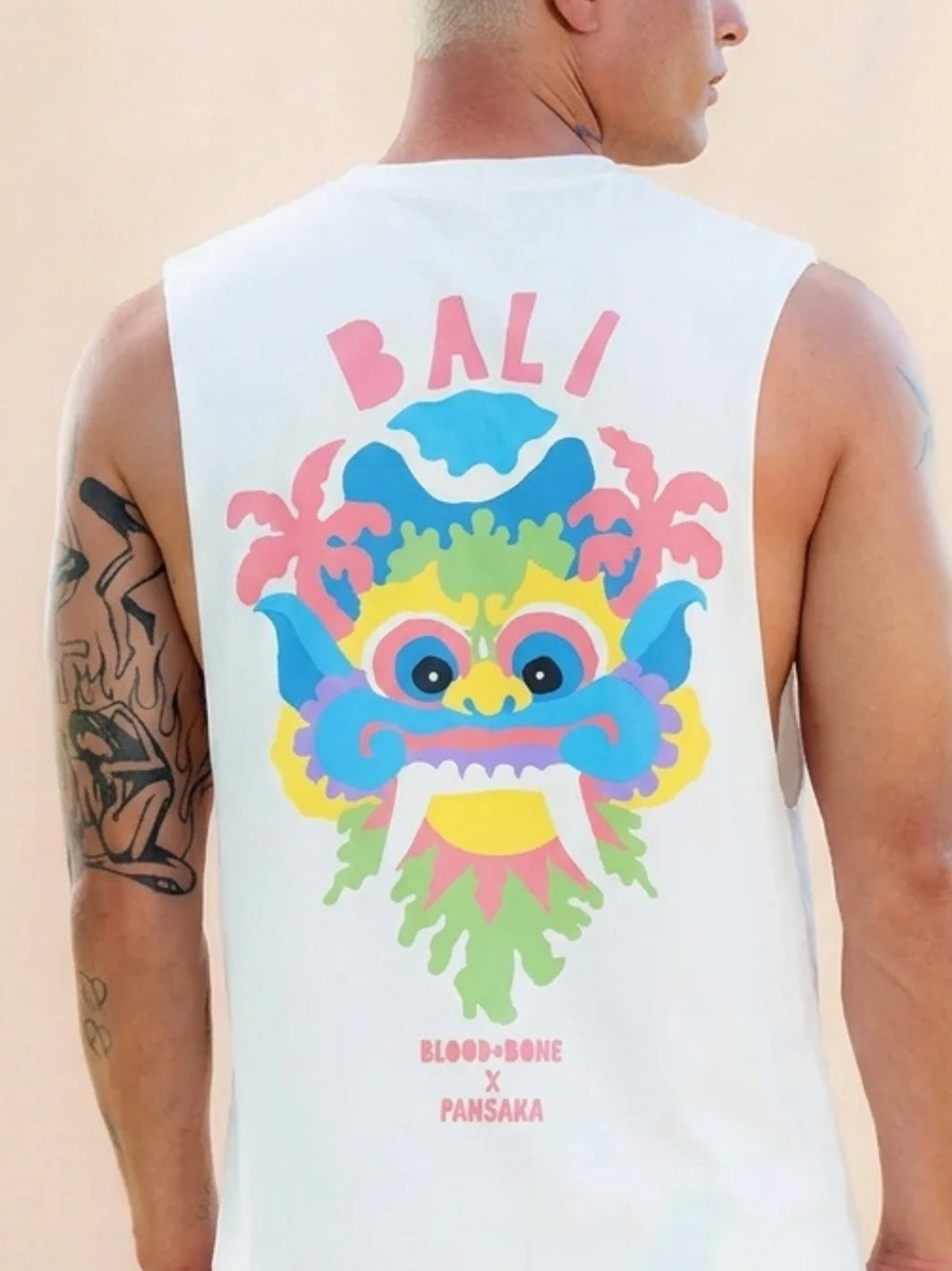 Barong Muscle White