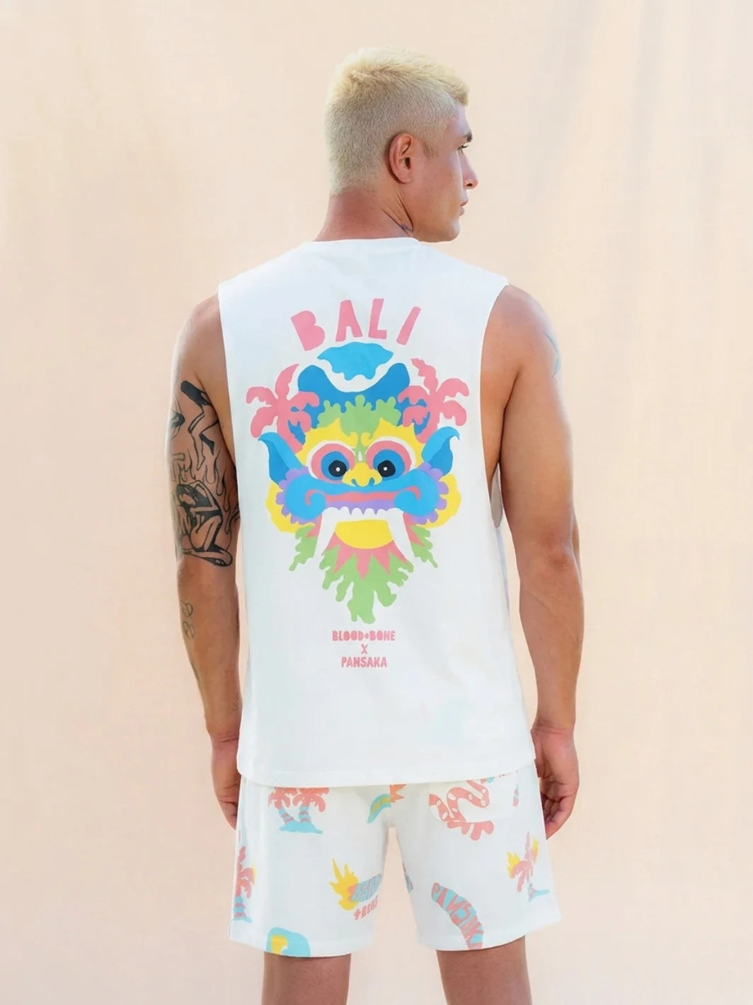 Barong Muscle White