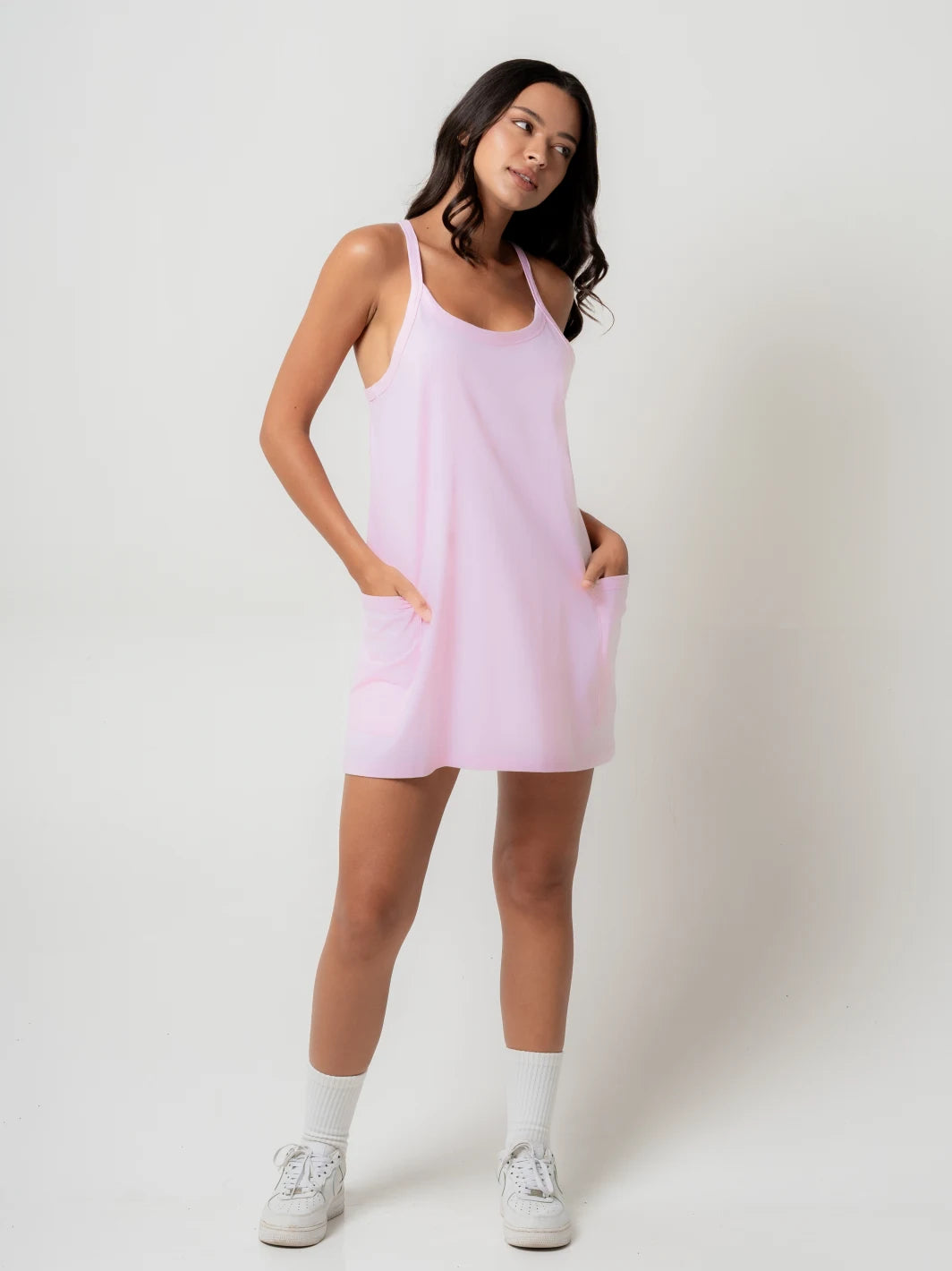 Bermuda Dress Powder Pink