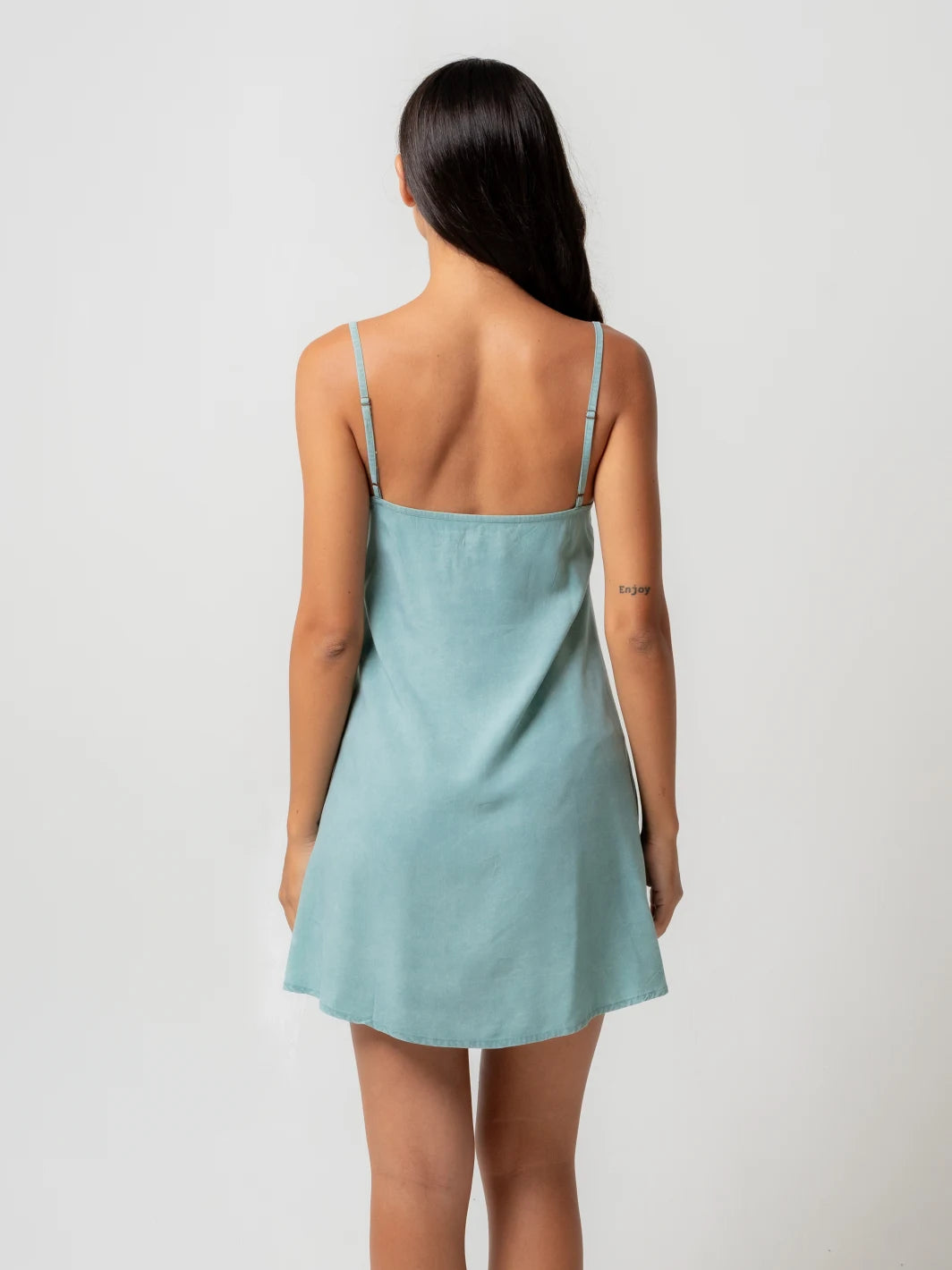 Comber Dress Vintage Seafoam