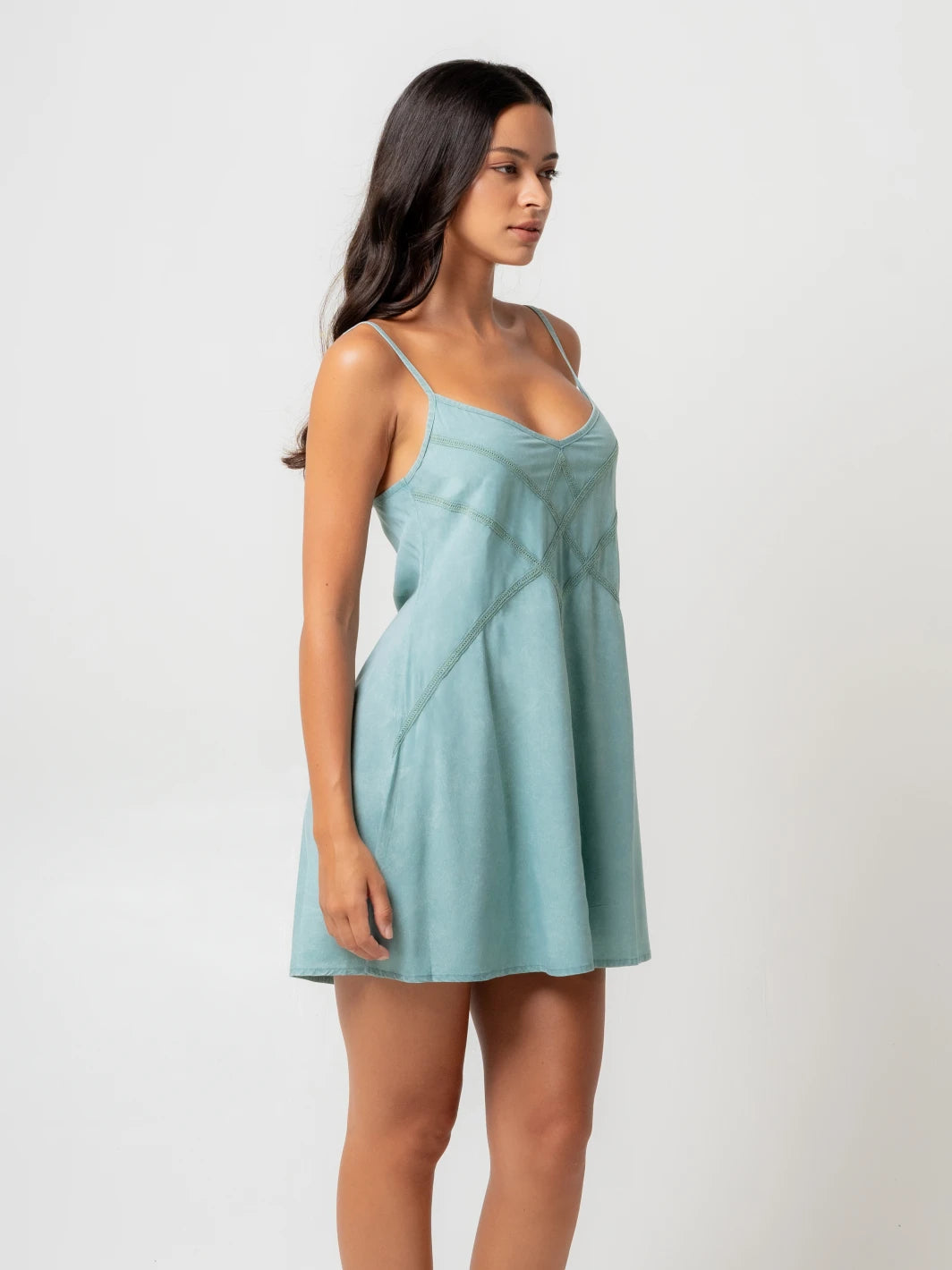 Comber Dress Vintage Seafoam