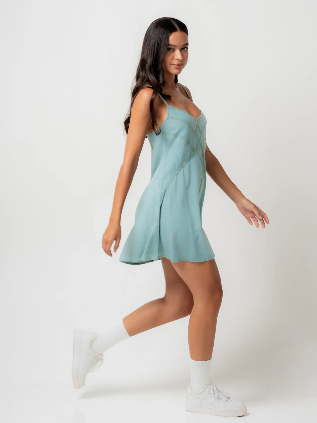Comber Dress Vintage Seafoam