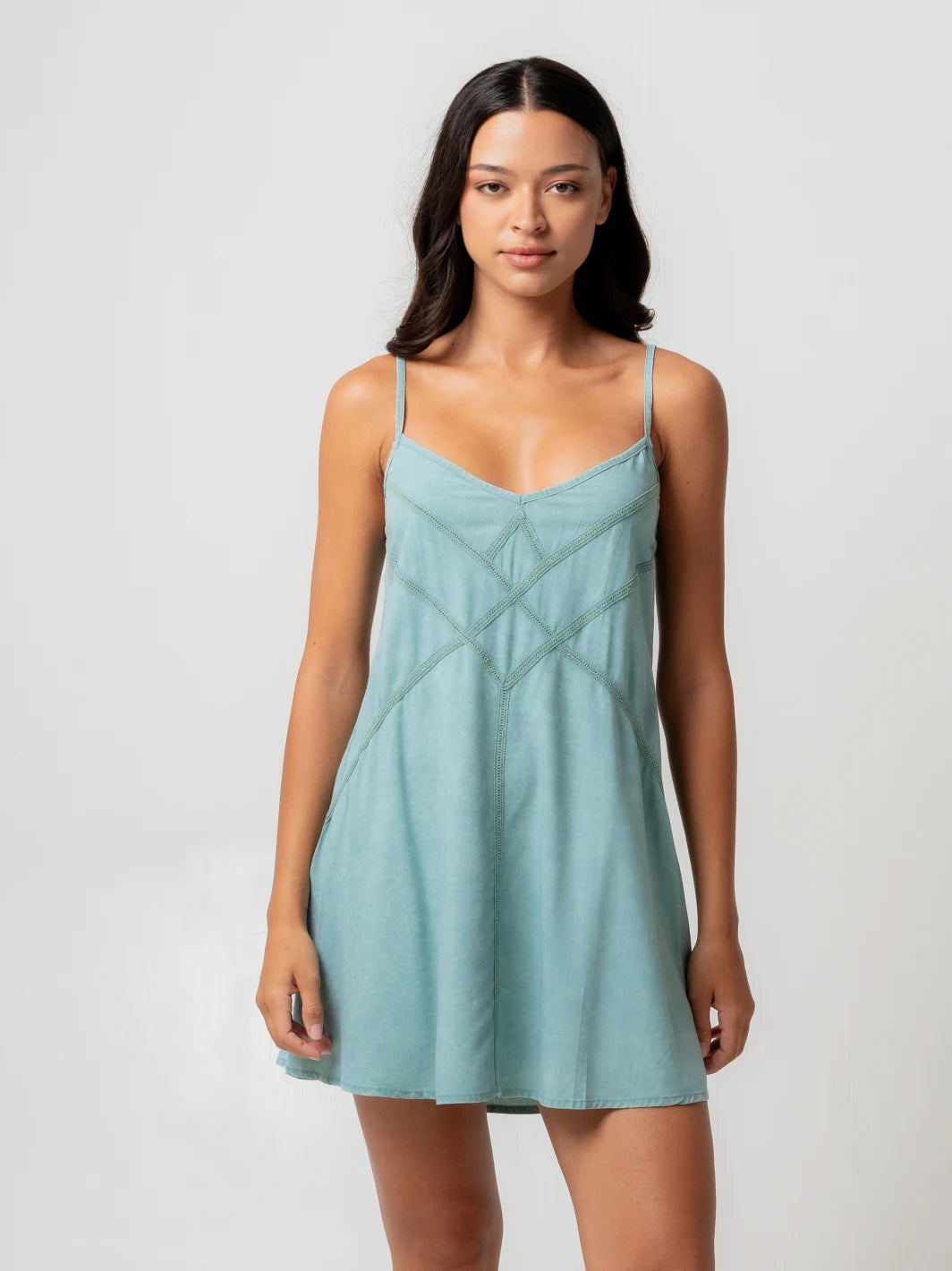 Comber Dress Vintage Seafoam