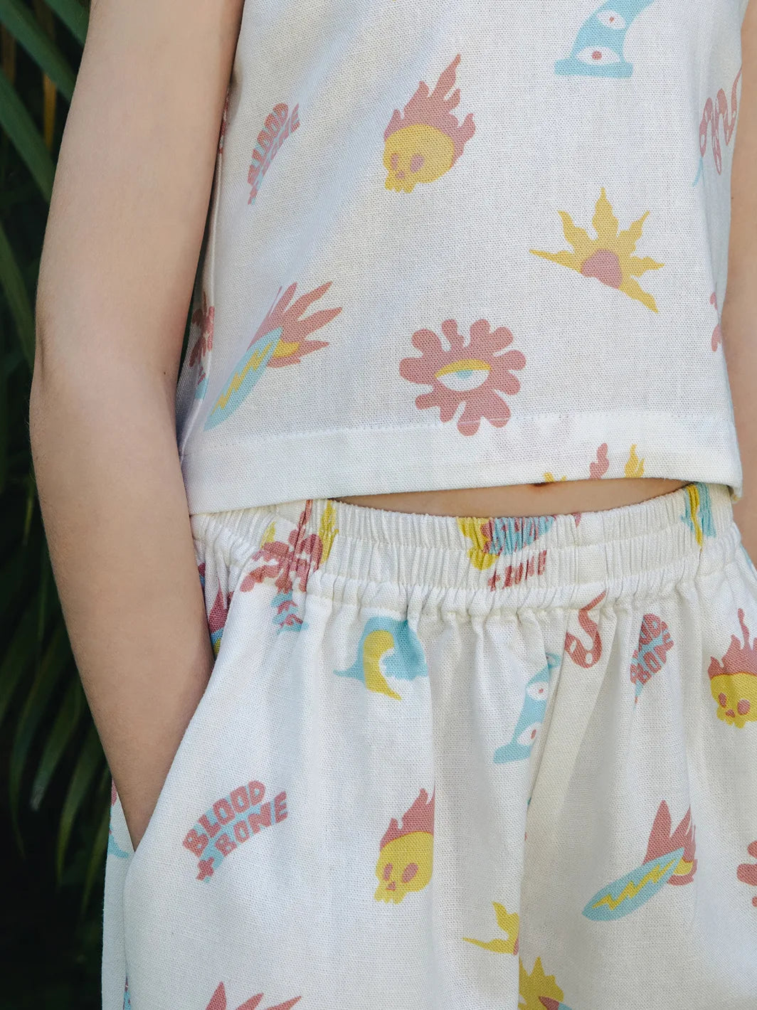 Elements Girl Top Off White