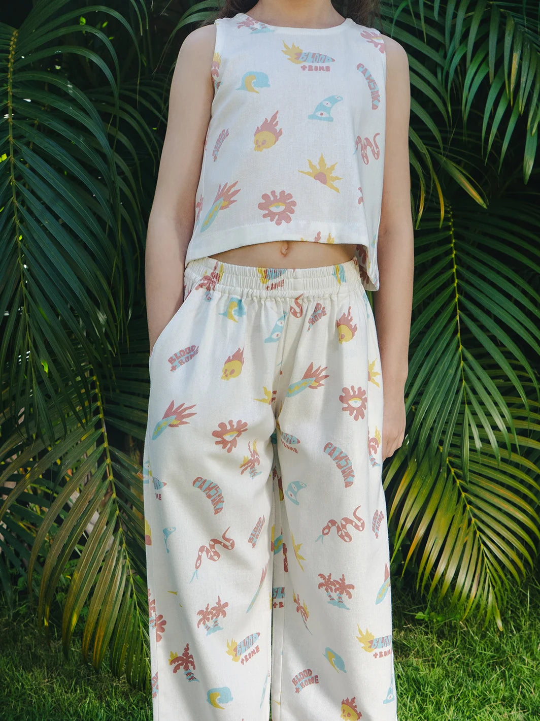 Elements Girl Top Off White