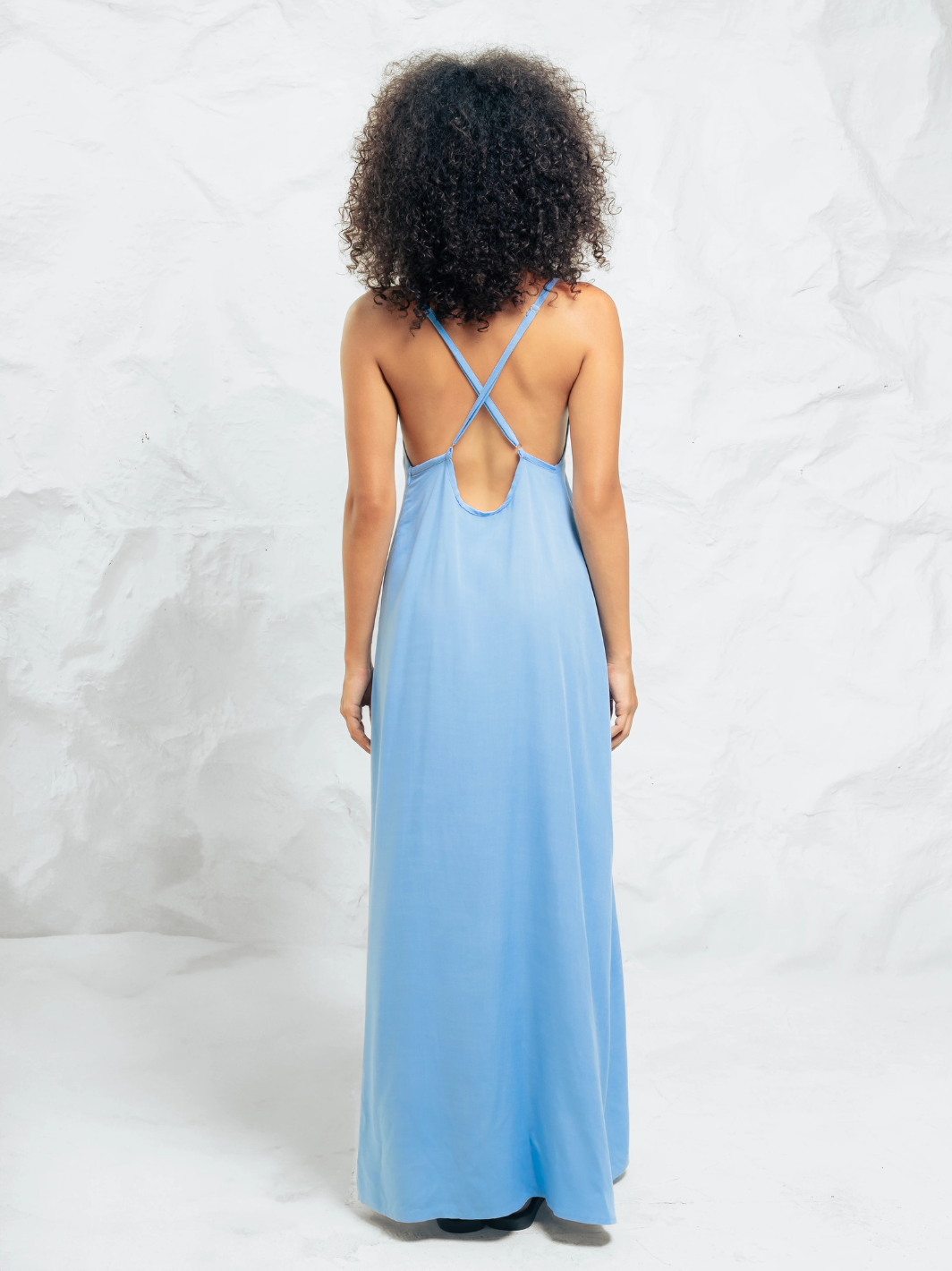 Heartburn Dress Cornflower Blue
