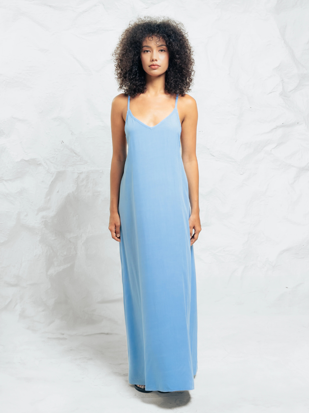 Heartburn Dress Cornflower Blue