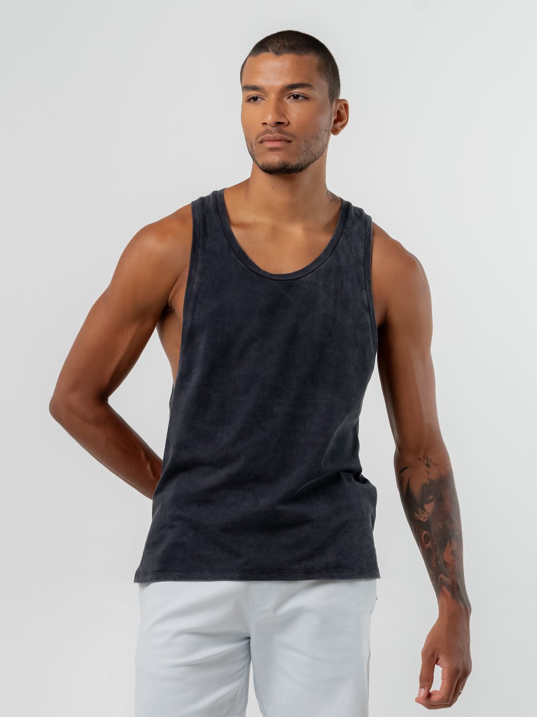 Klaxon Singlet Cloud Grey