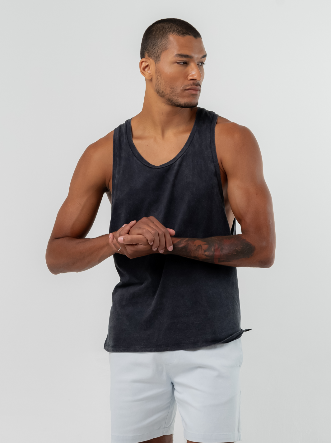 Klaxon Singlet Cloud Grey