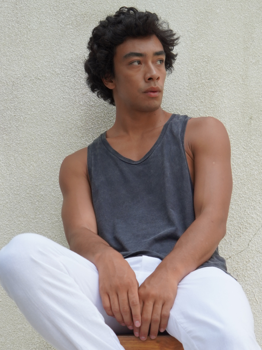 Klaxon Singlet Cloud Grey