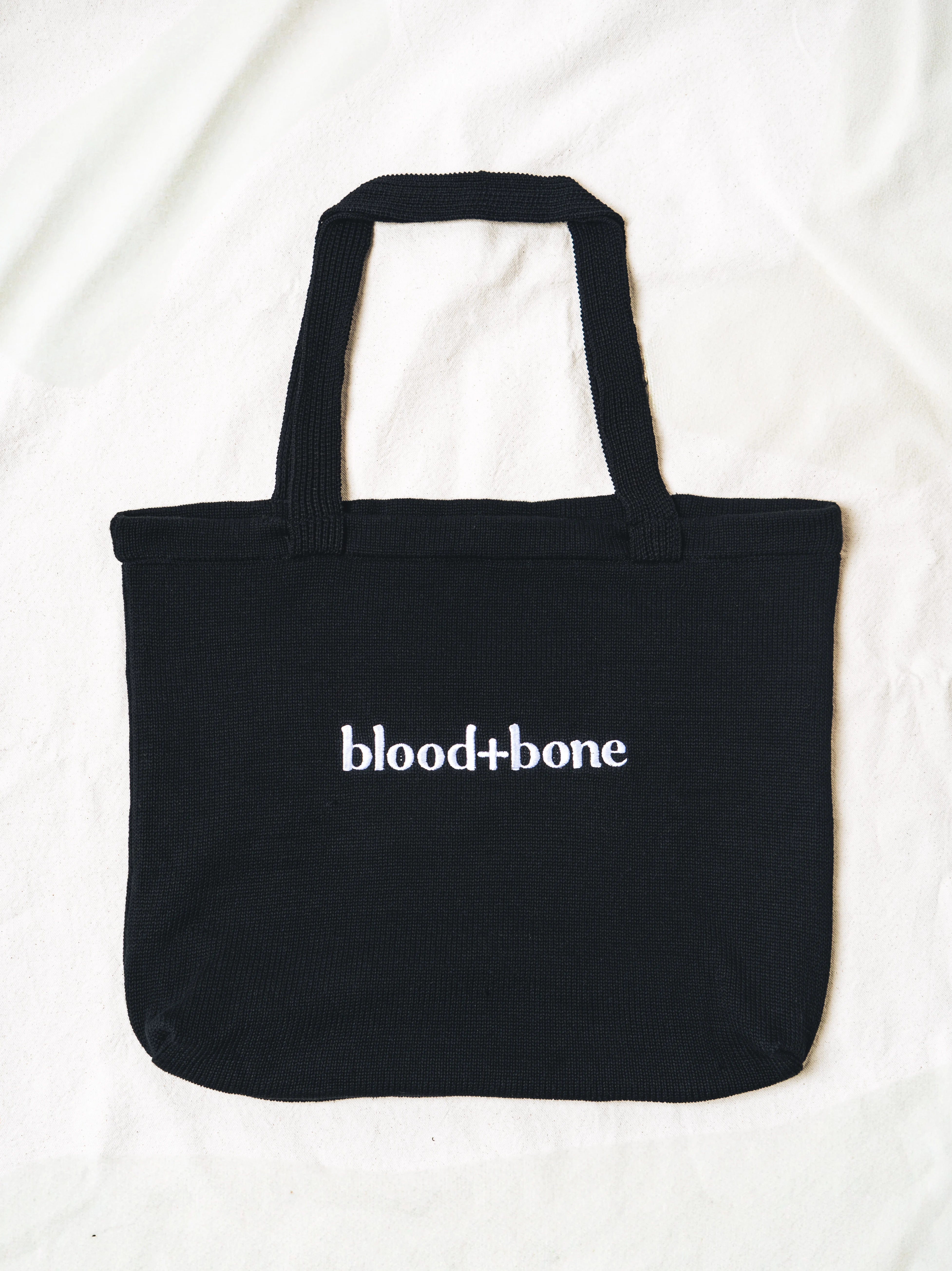 Knit Tote Black