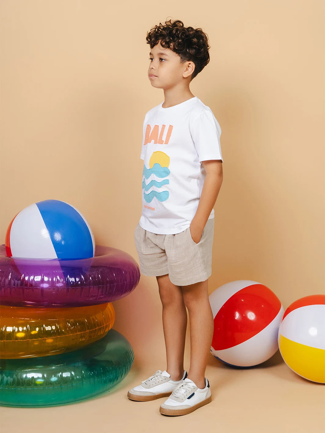 Little BB Tee Off White