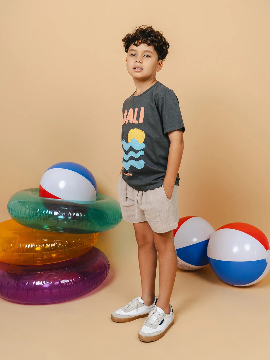 Little BB Tee Charcoal