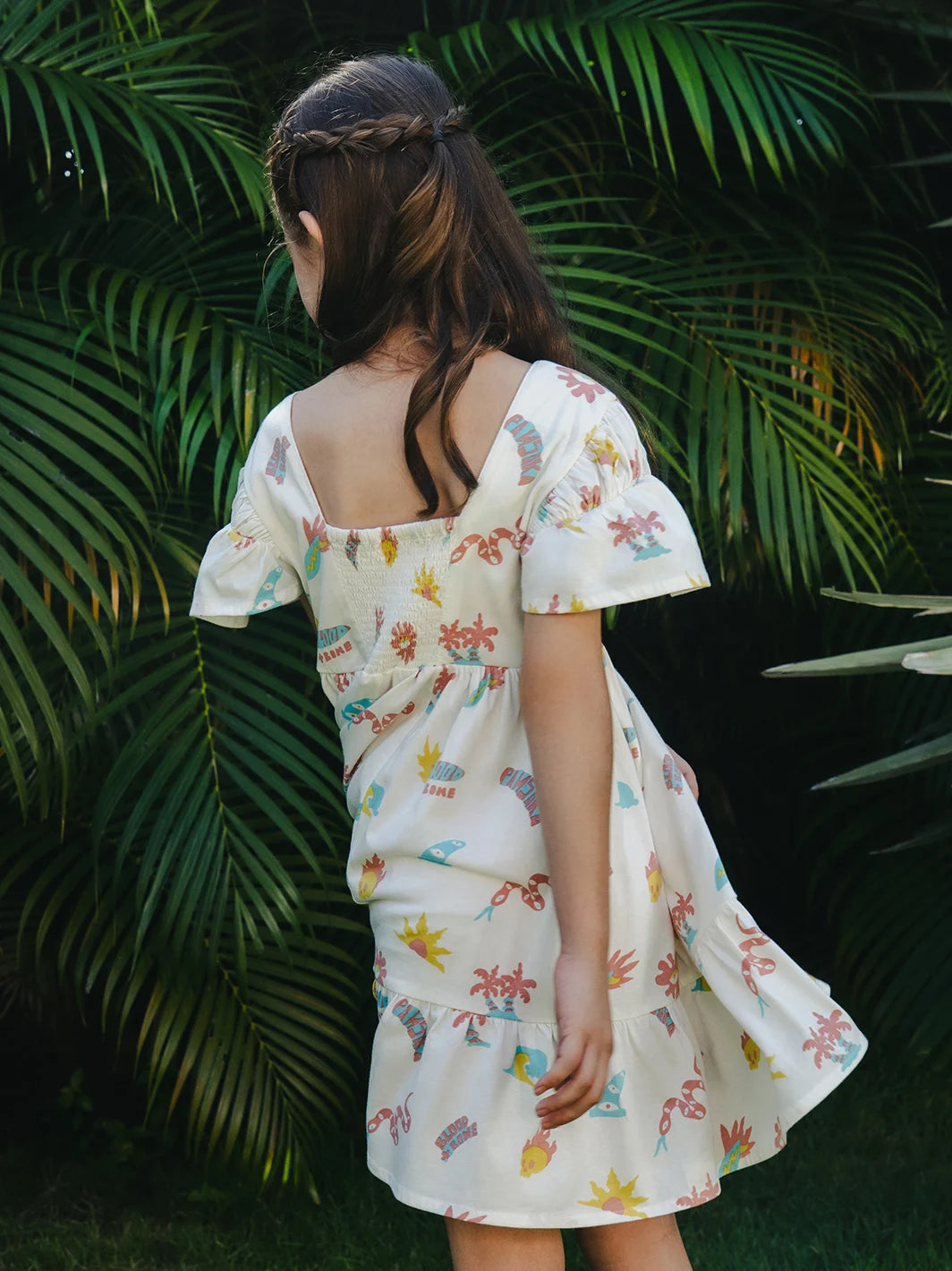 Little Elements Dress Off White