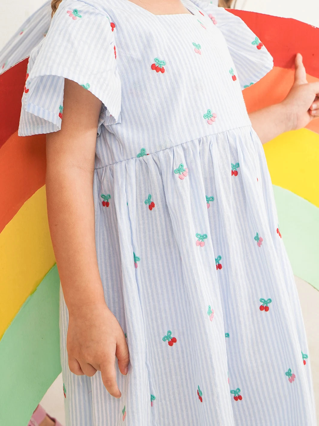 Little Miss Sunshine Dress Sky Blue