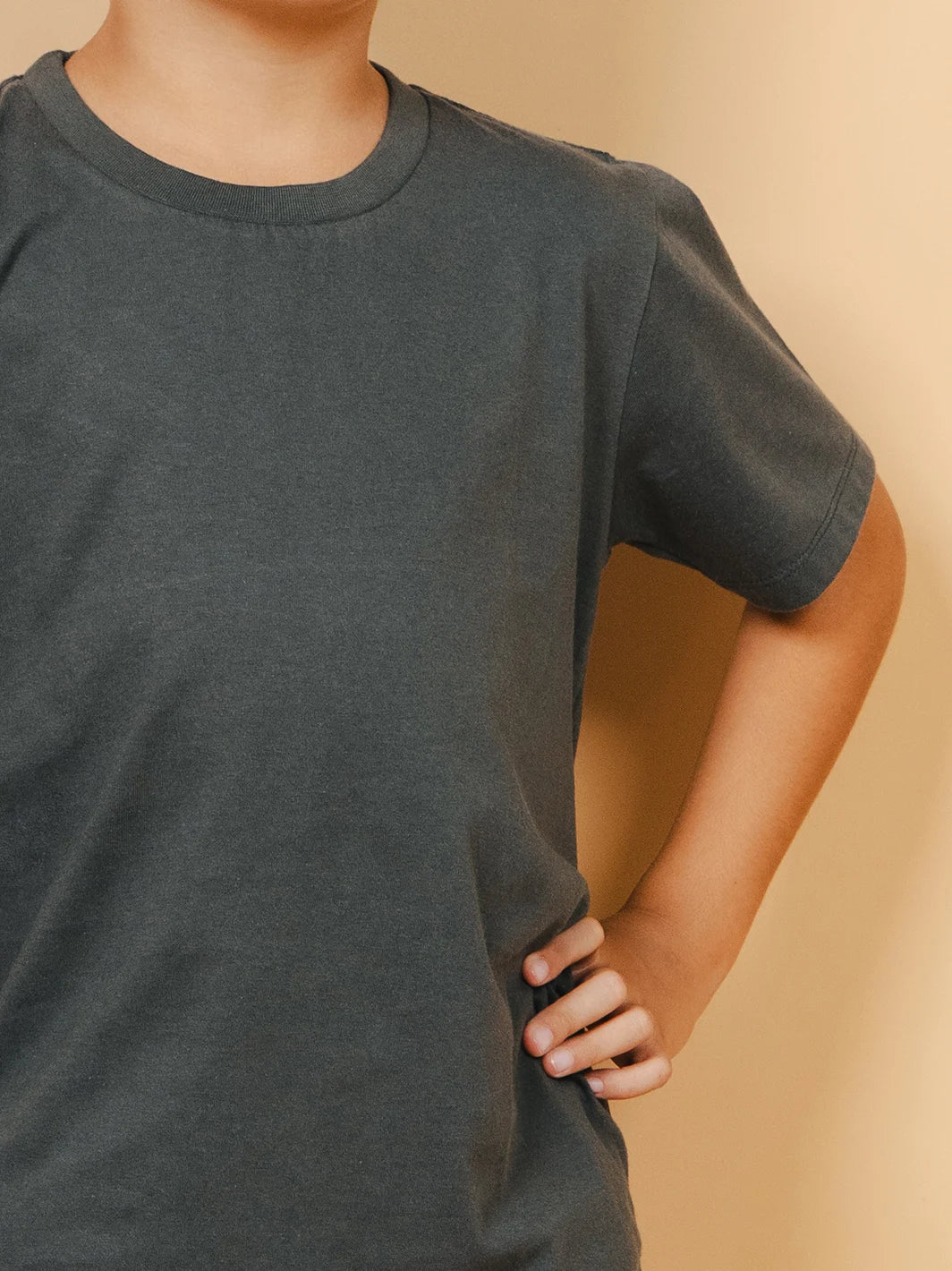 Little Sinner Tee Charcoal