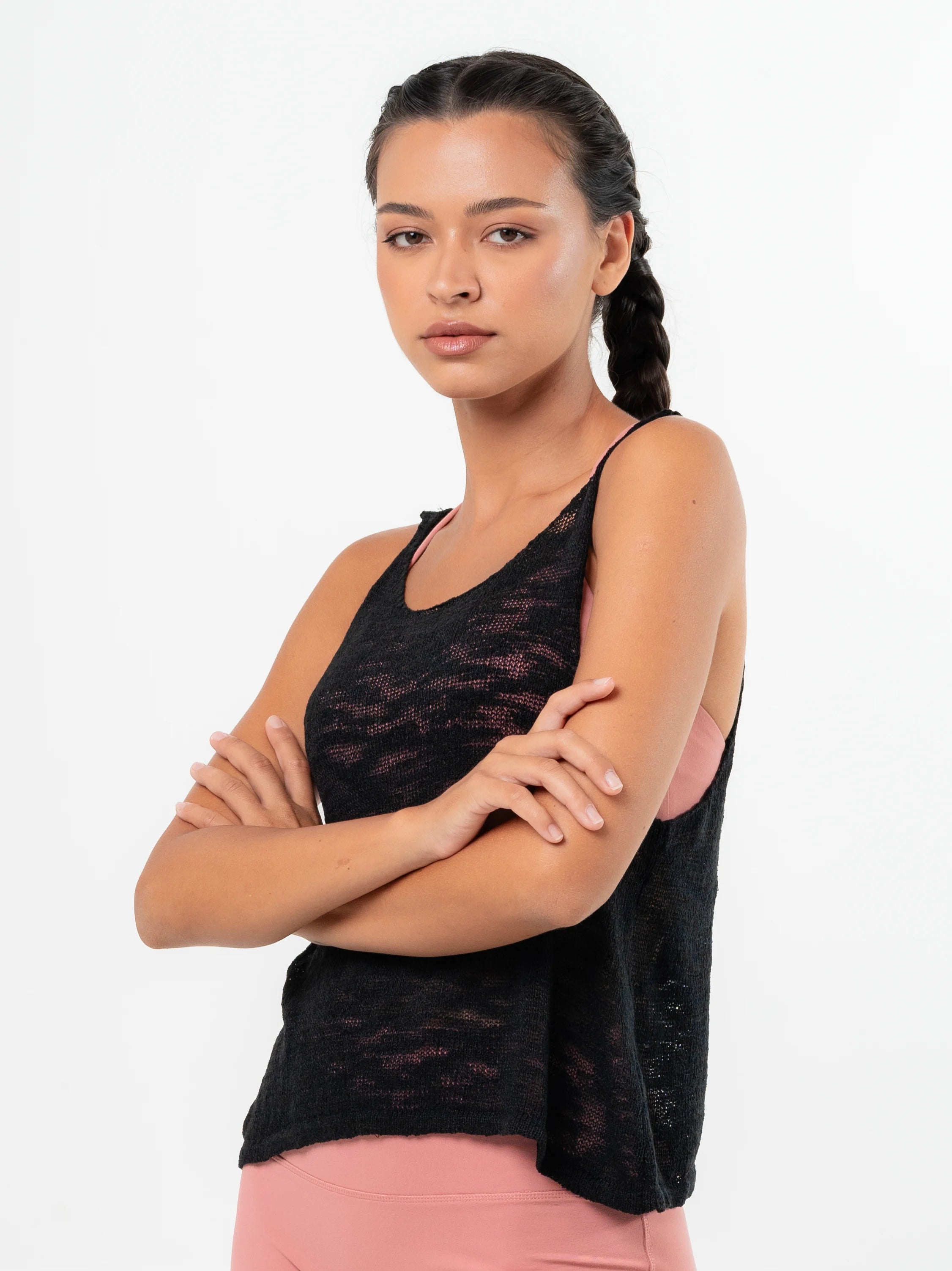 Love Burns Top Black