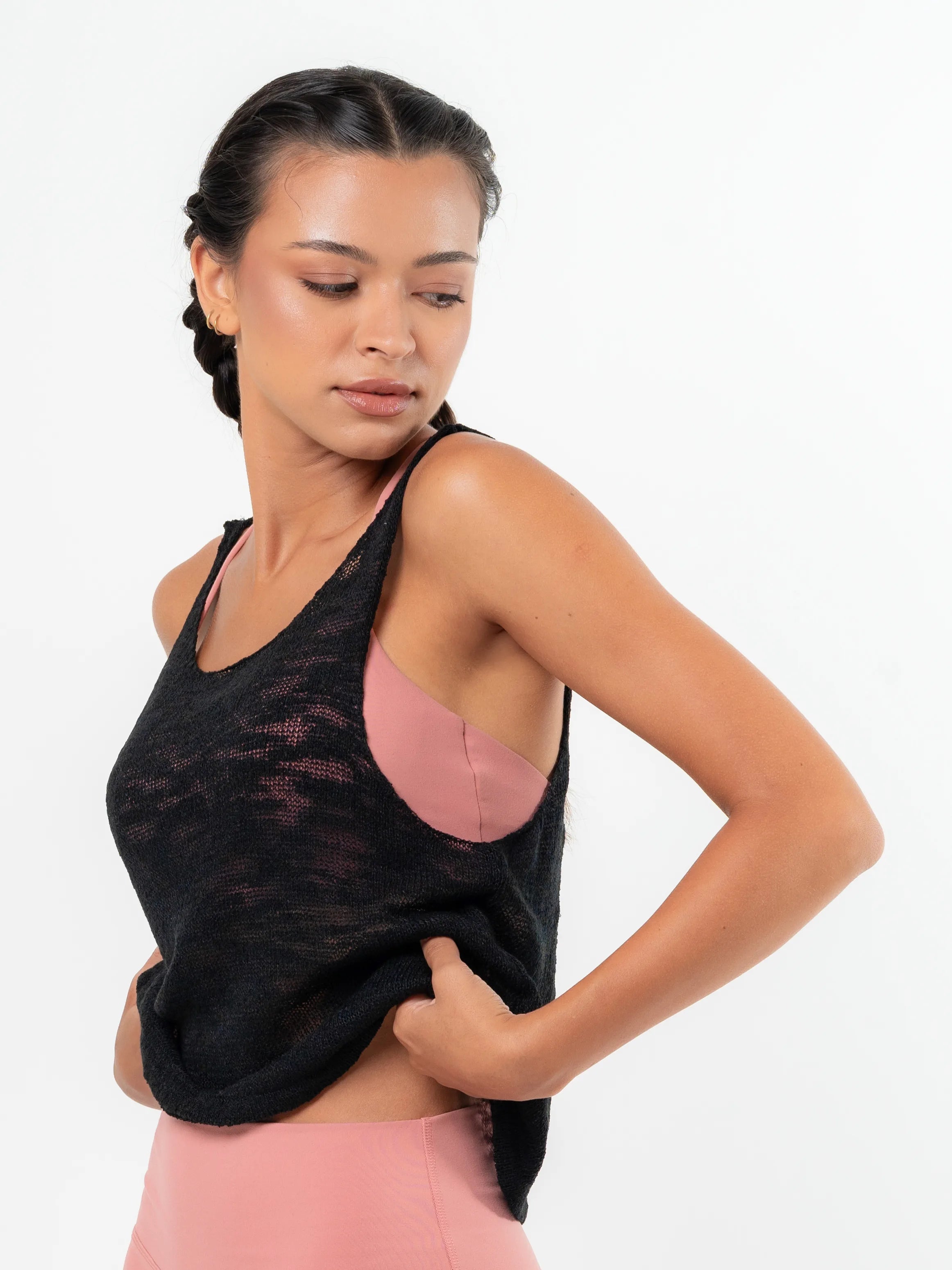 Love Burns Top Black