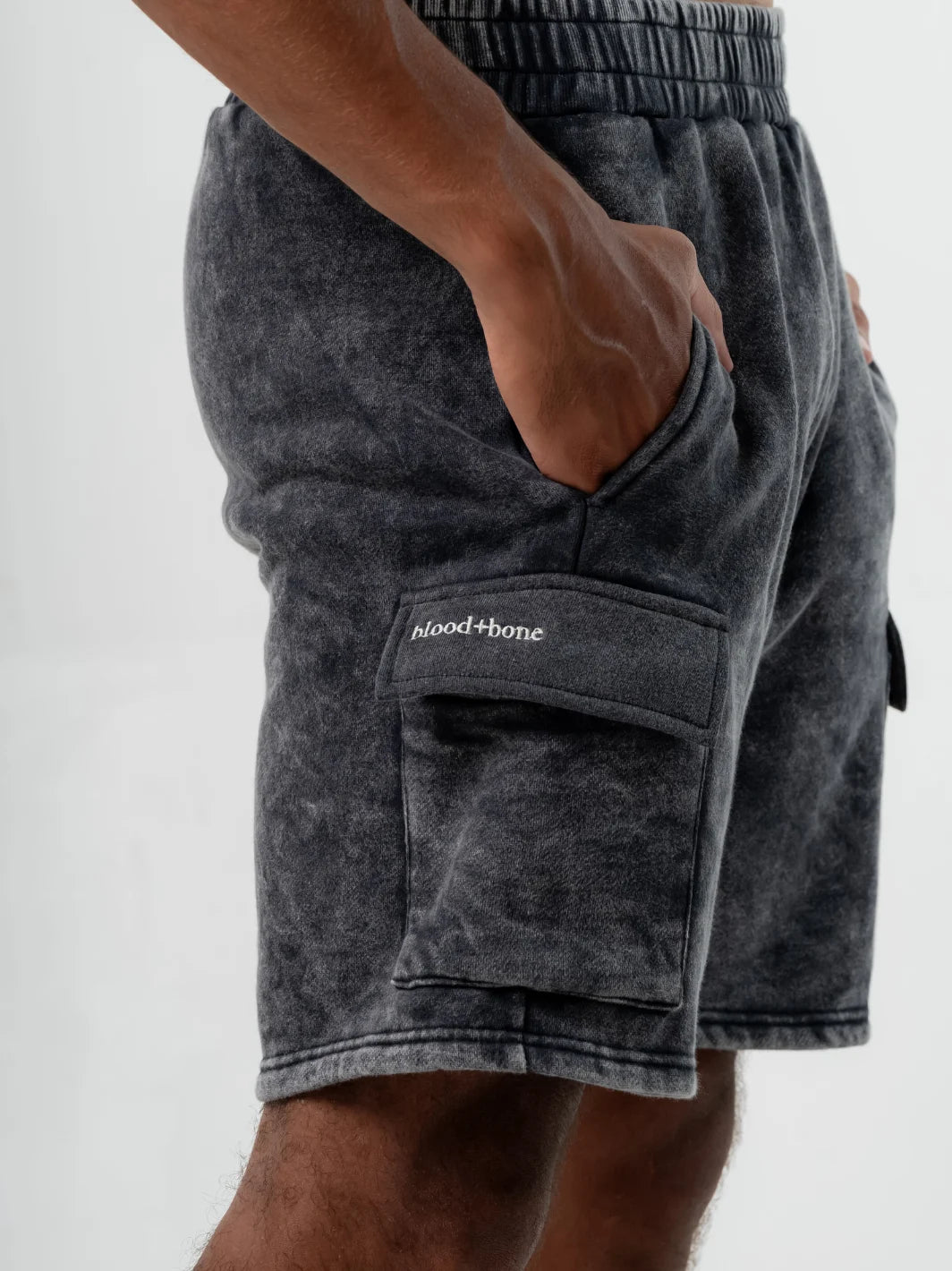 Maroc Short Washed Black