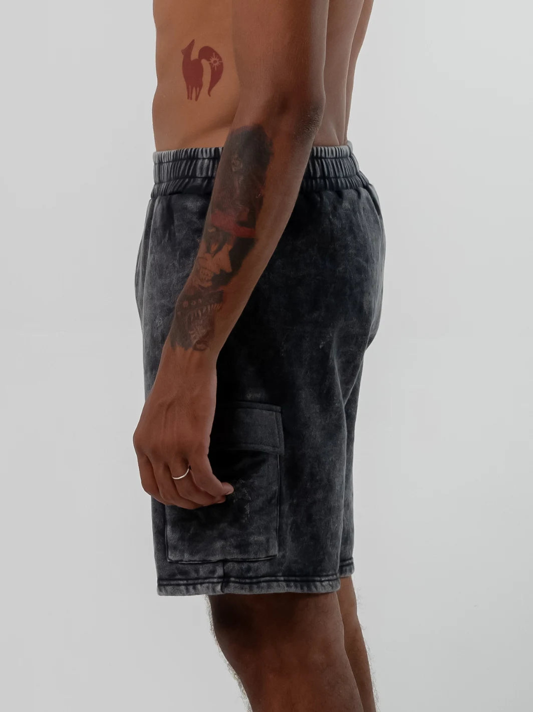Maroc Short Washed Black