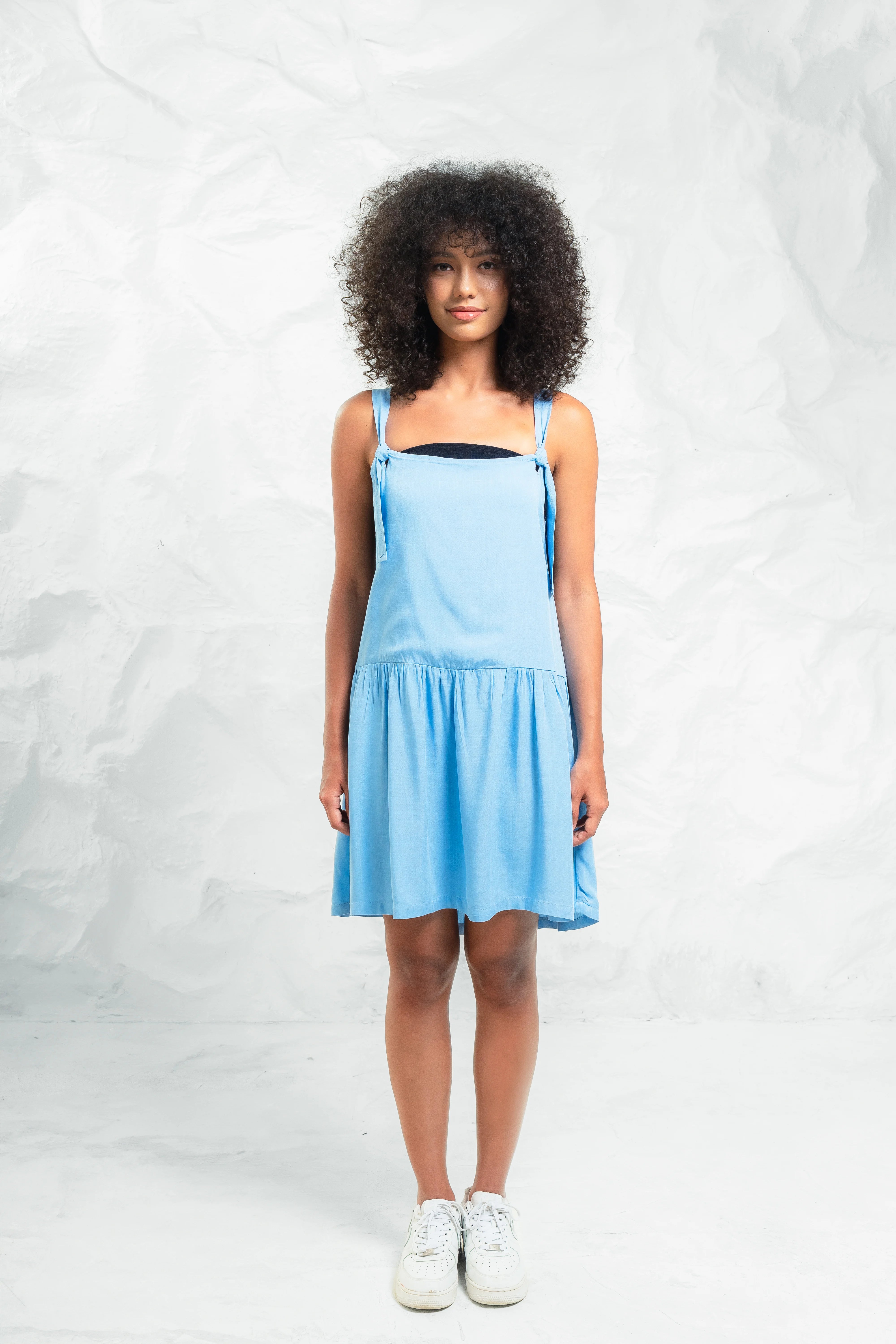 Morning Glory Dress Cornflower Blue