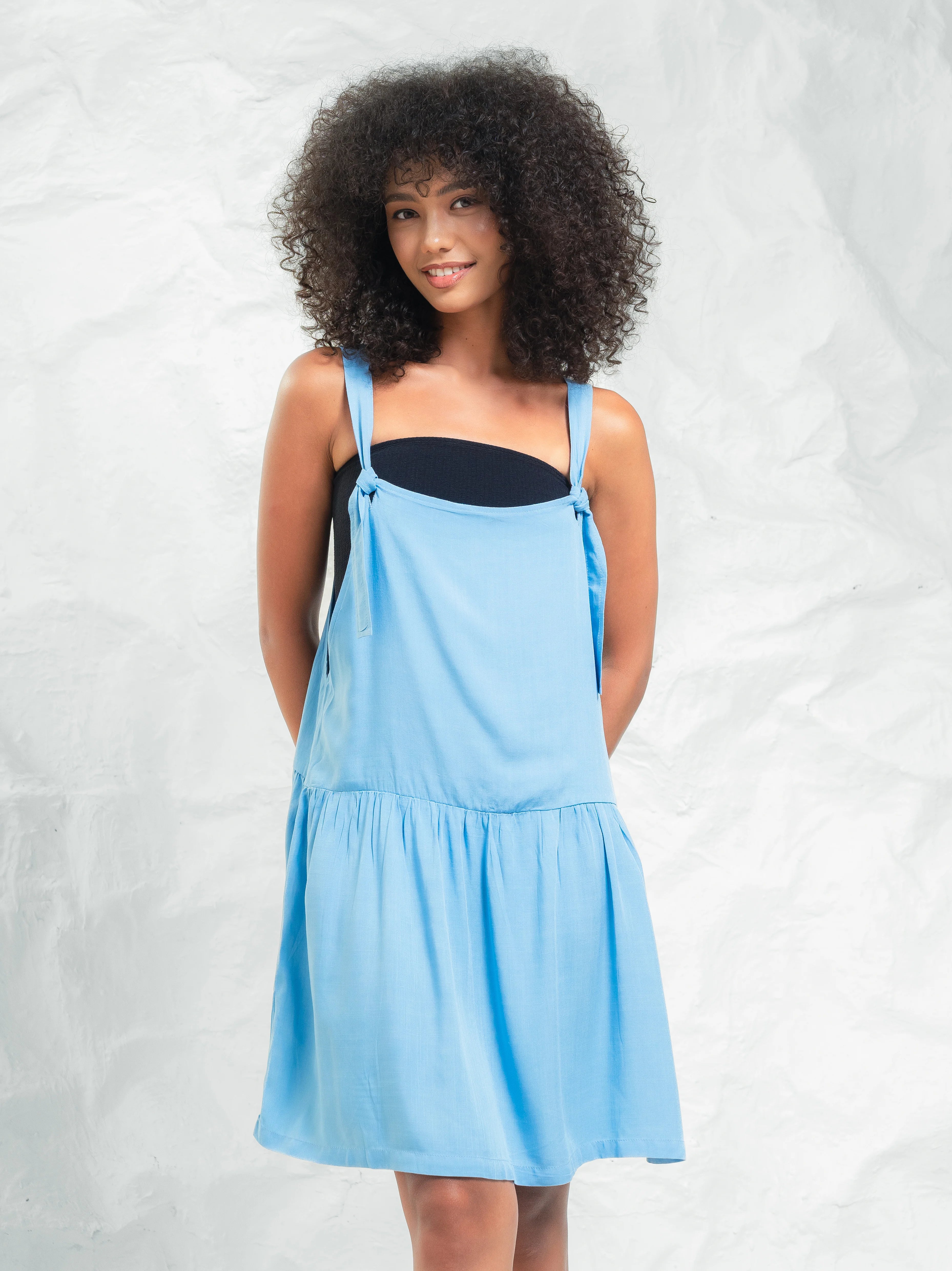 Morning Glory Dress Cornflower Blue