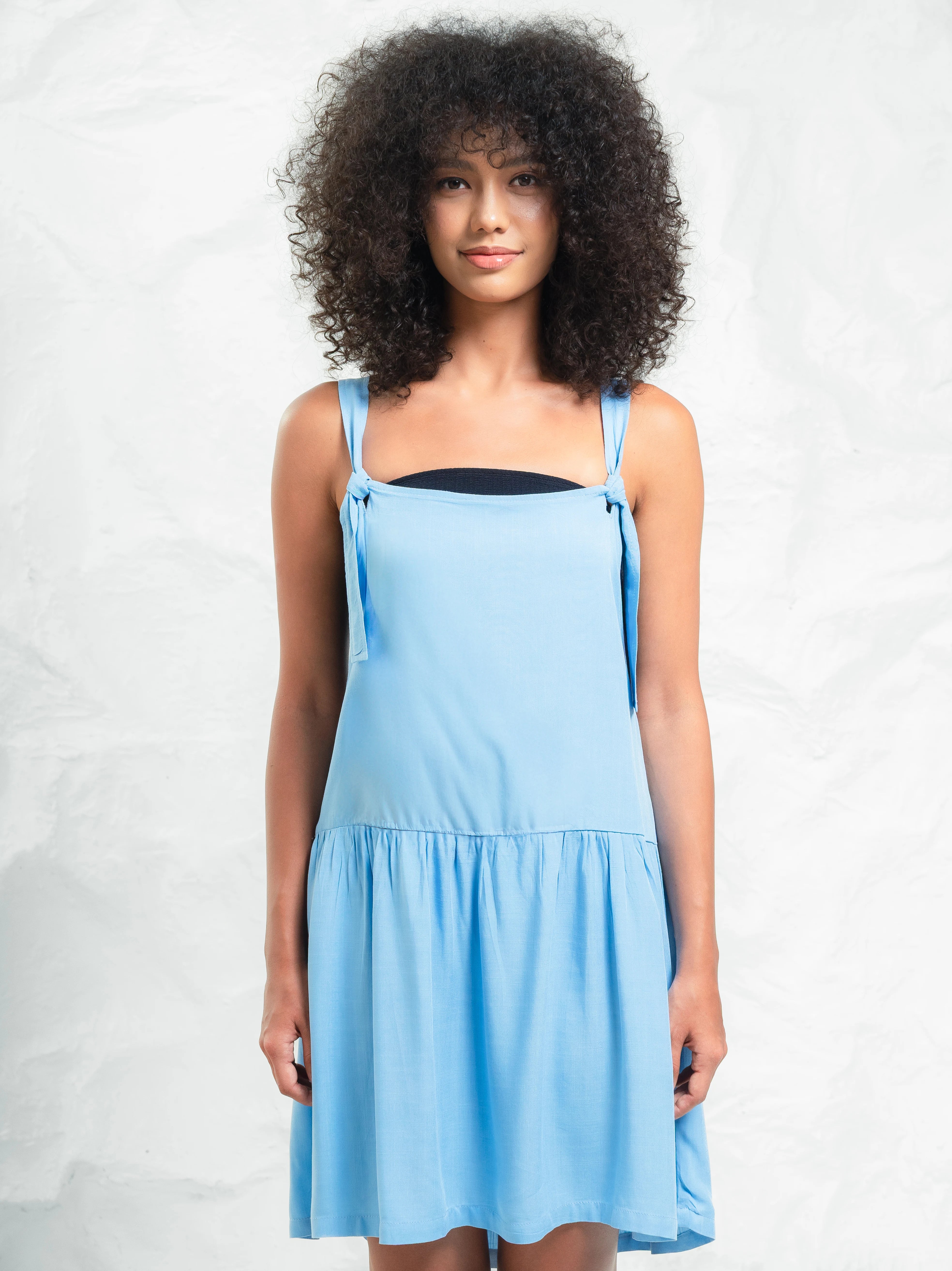 Morning Glory Dress Cornflower Blue
