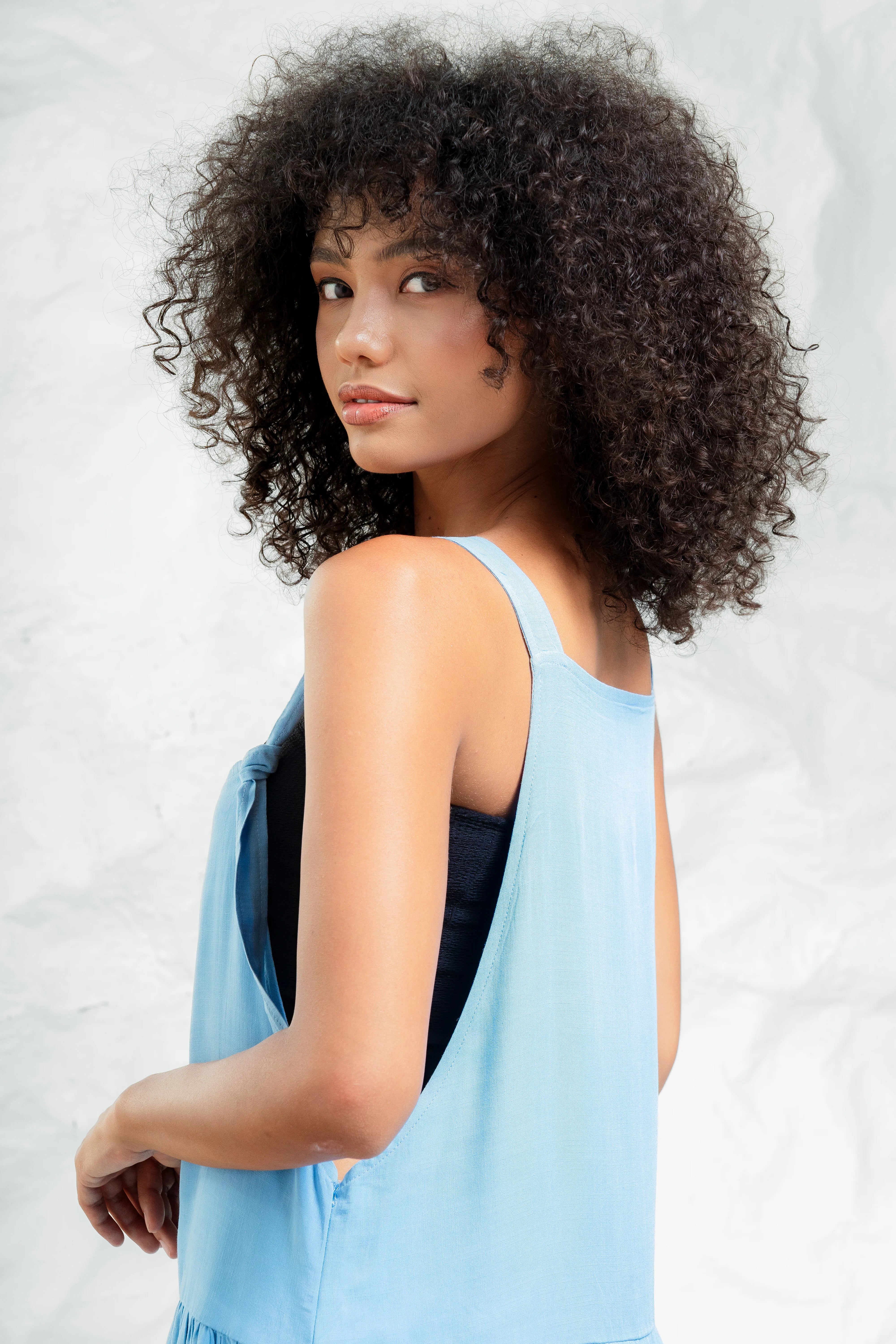 Morning Glory Dress Cornflower Blue