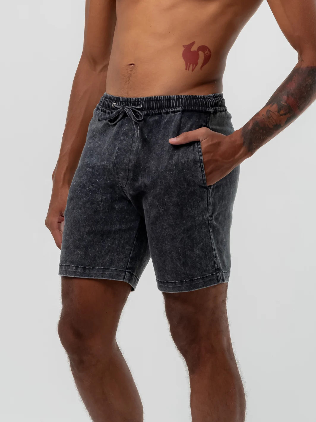 New Wave Short Washed Black