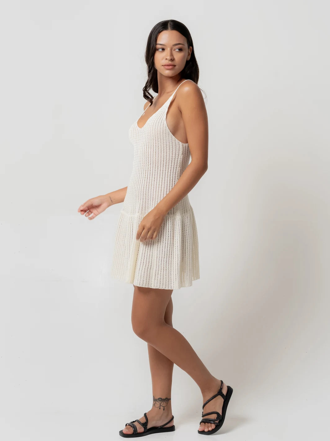 Newport Dress Off White