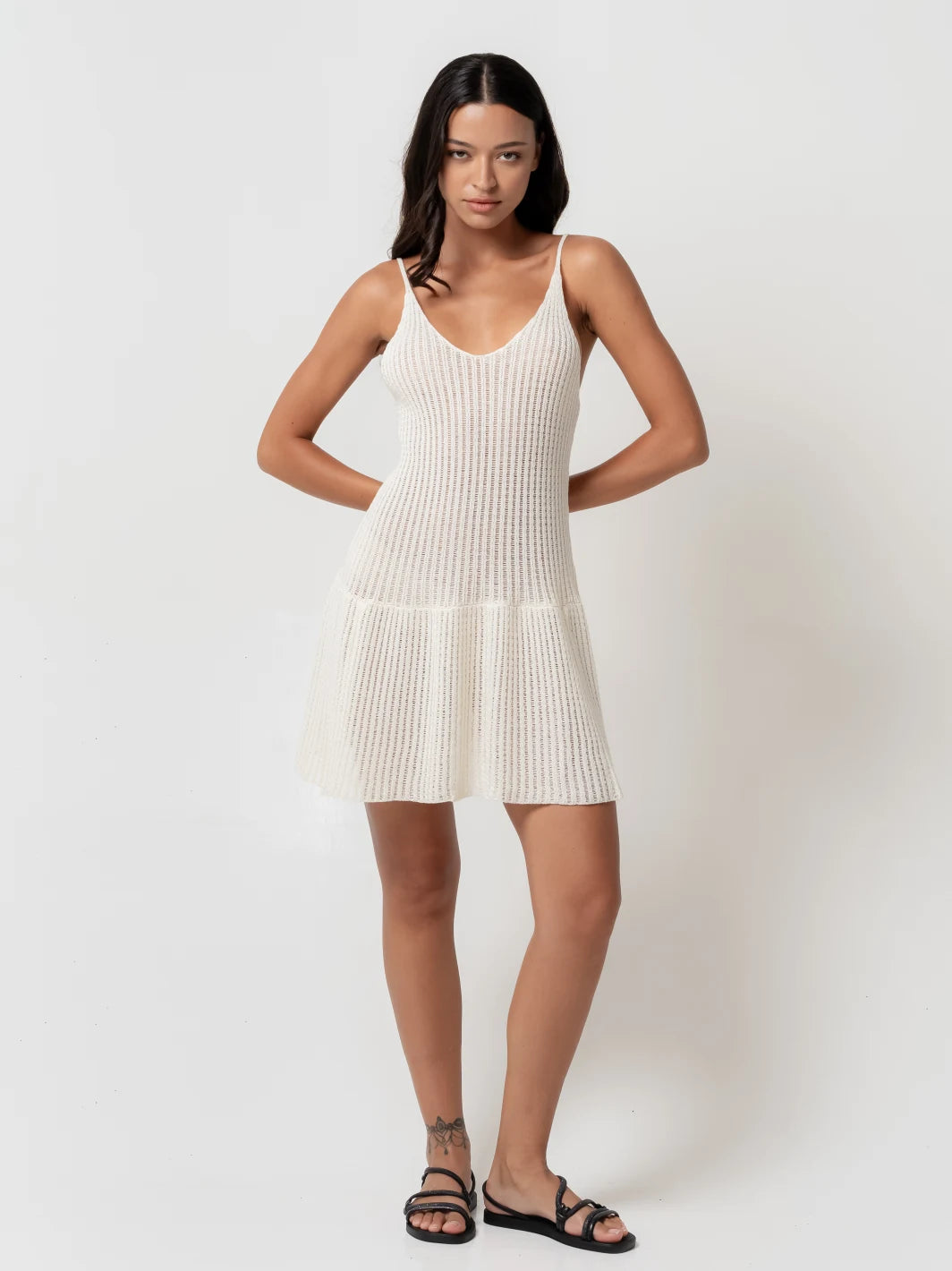 Newport Dress Off White