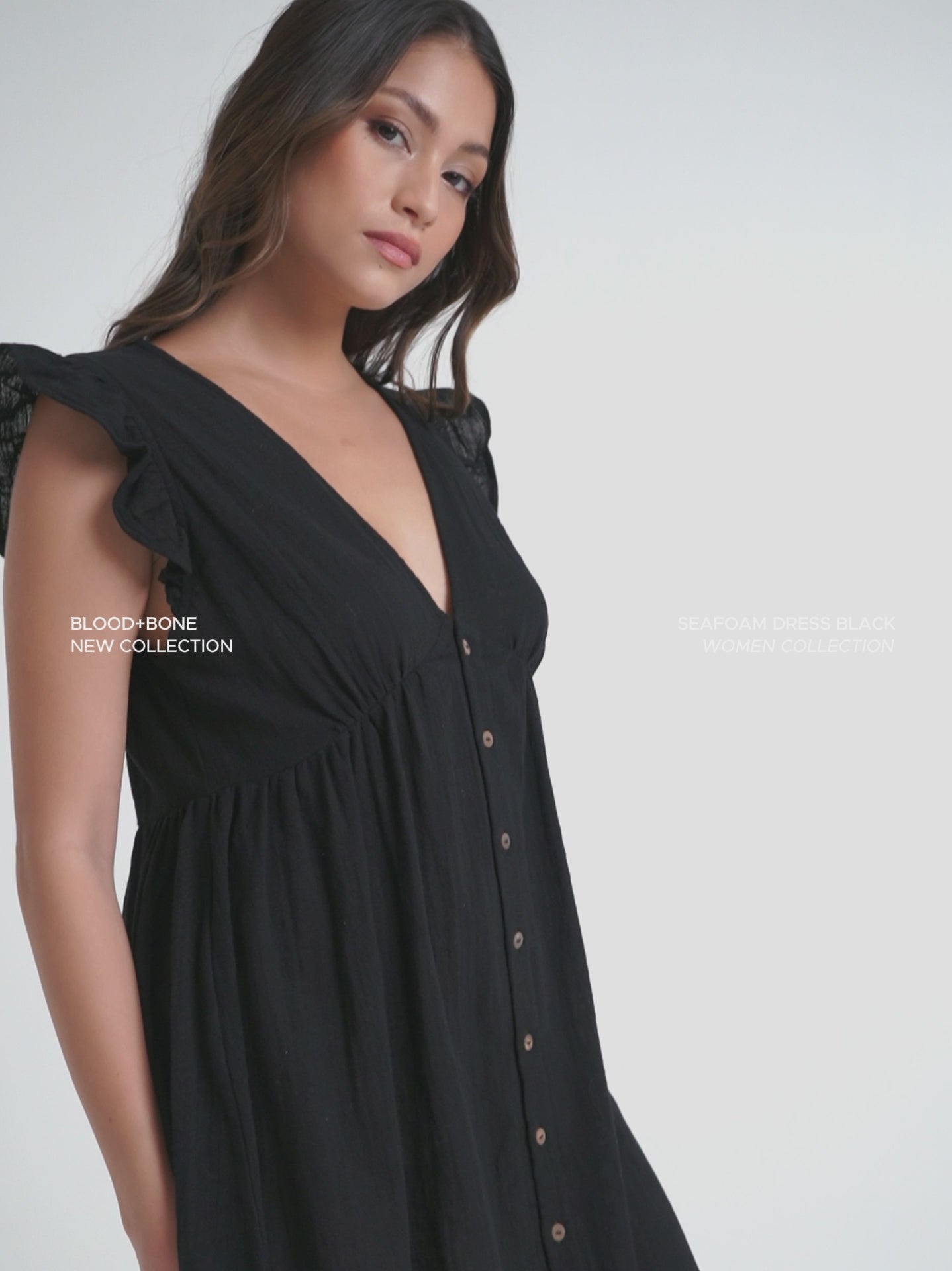 Seafom Dress Black