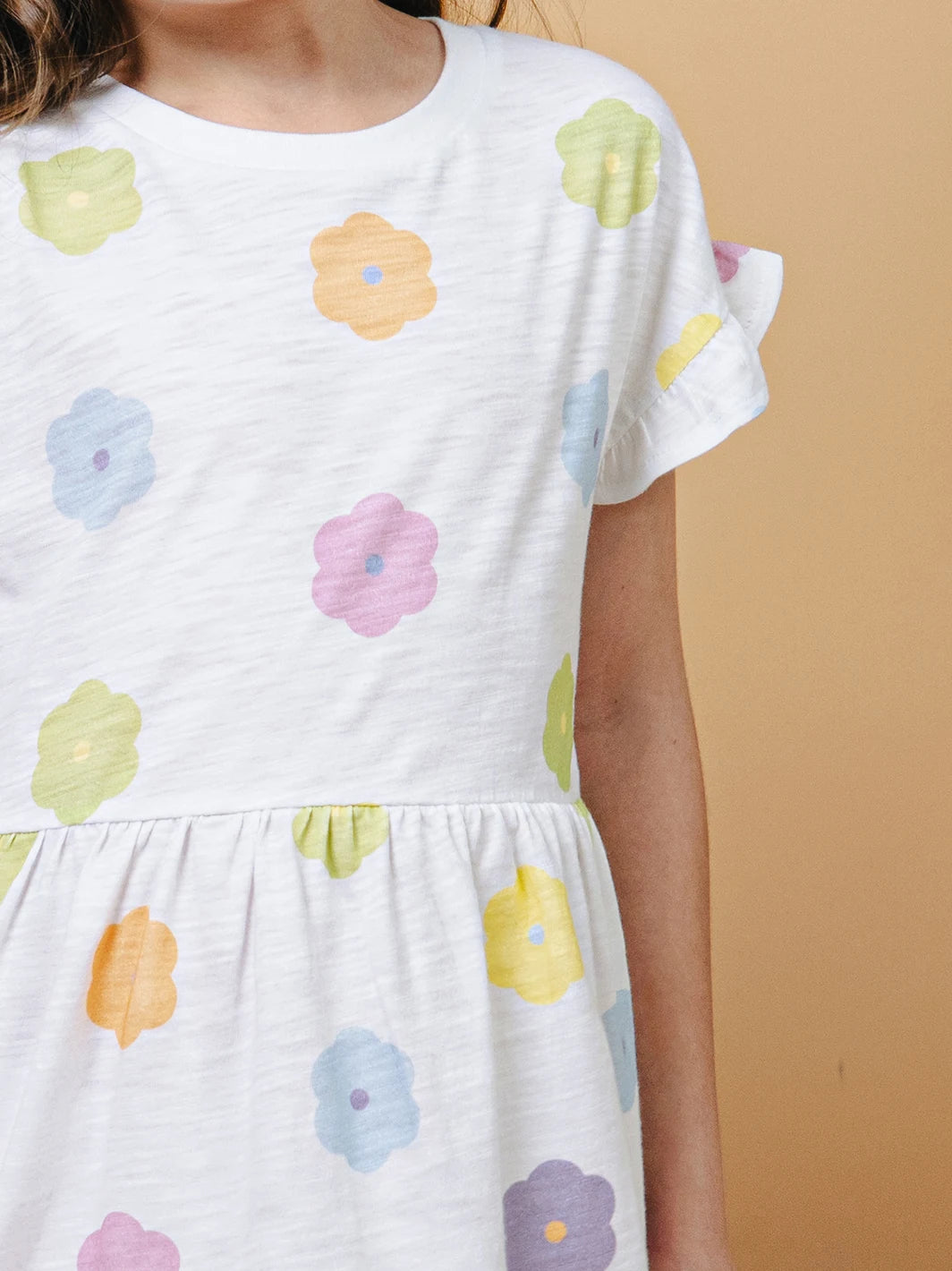 Rainbow Flower Dress Multi