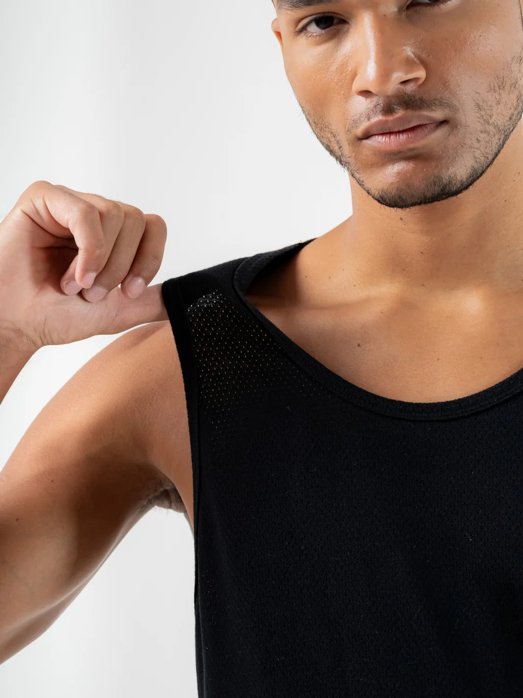 Ripcord Singlet Black