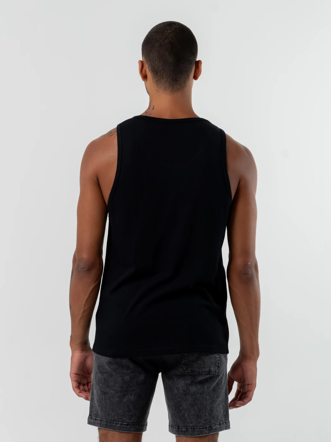Ripcord Singlet Black