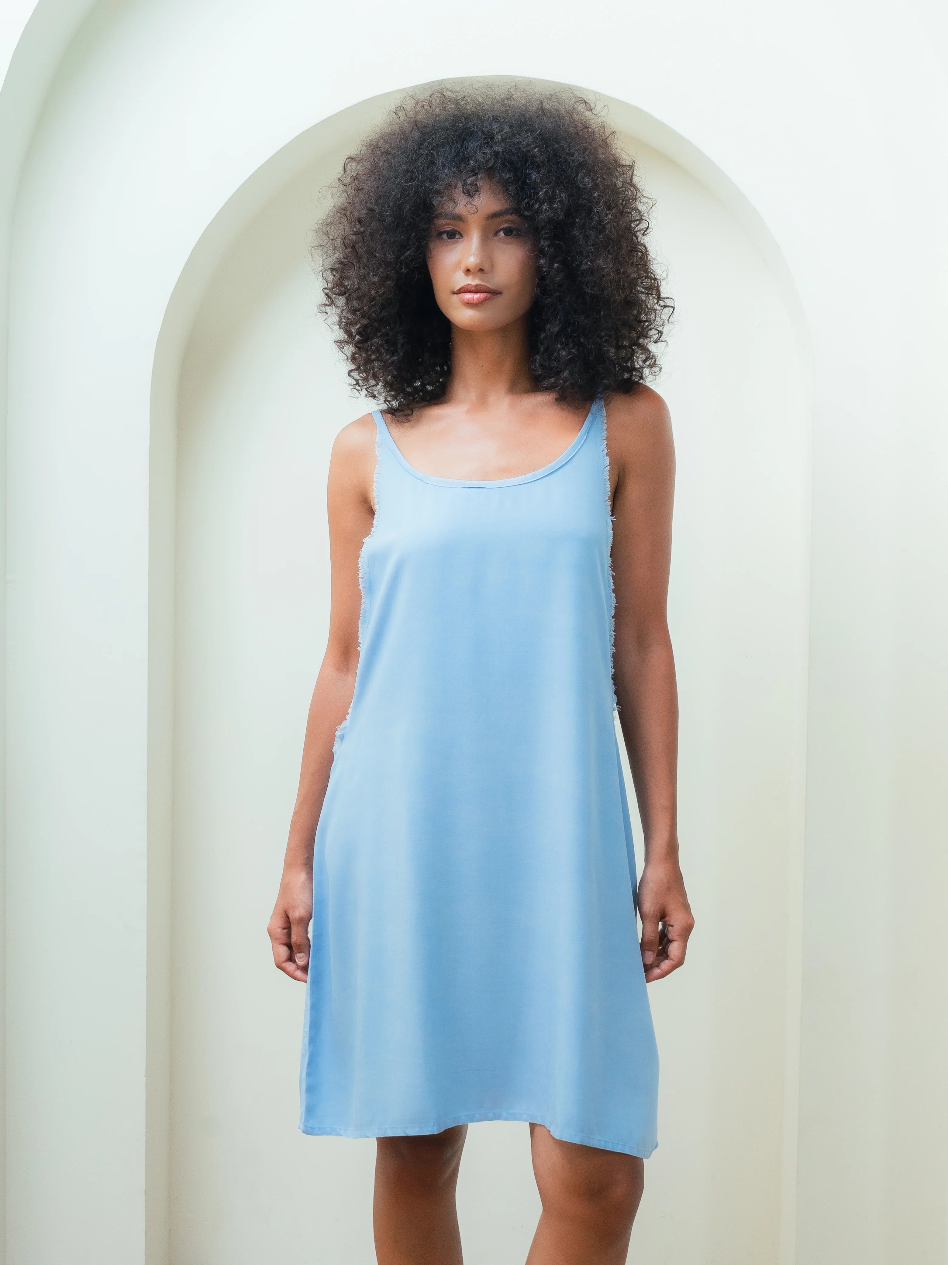 Sandpiper Dress Blue Acid