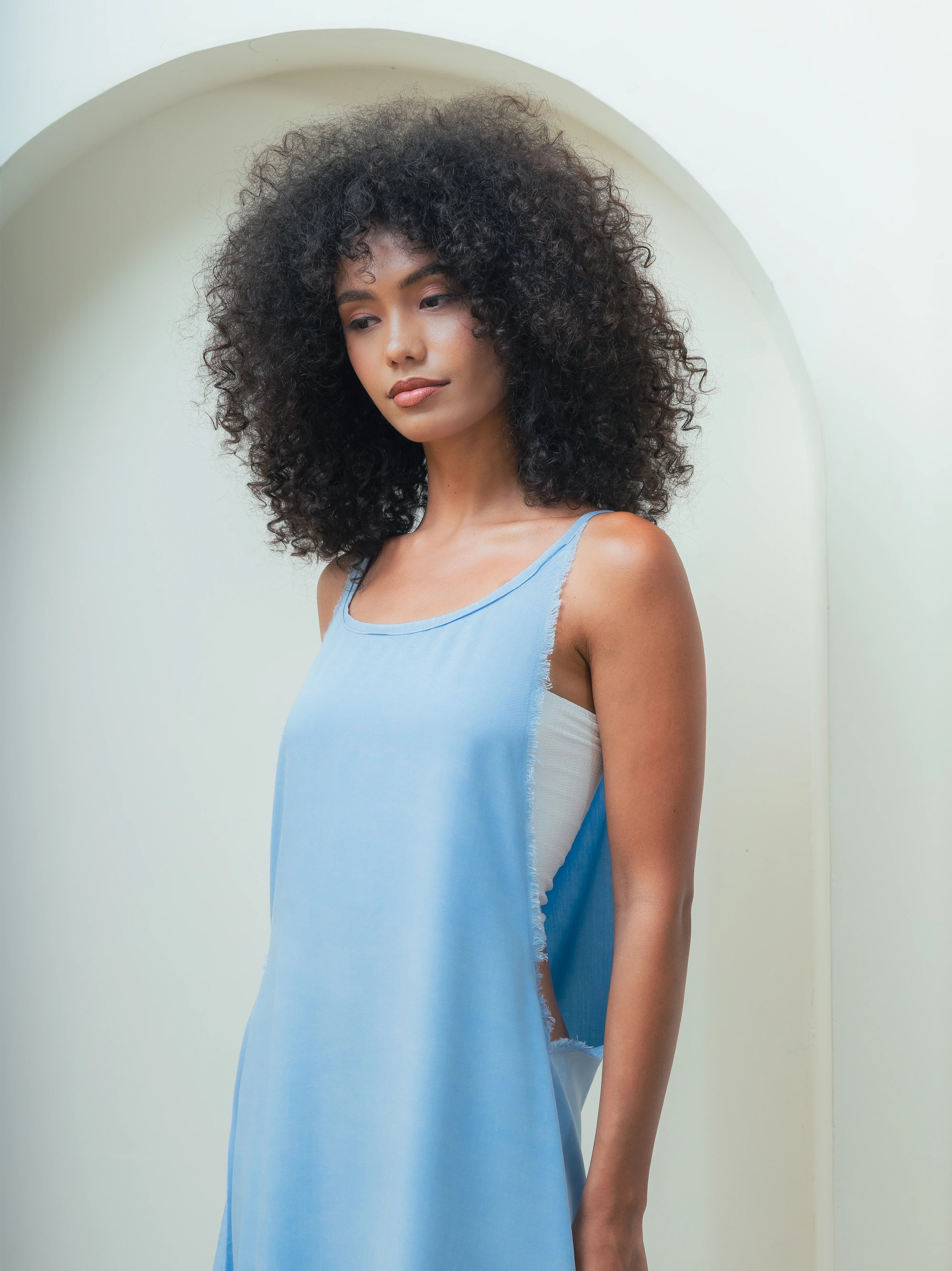 Sandpiper Dress Blue Acid